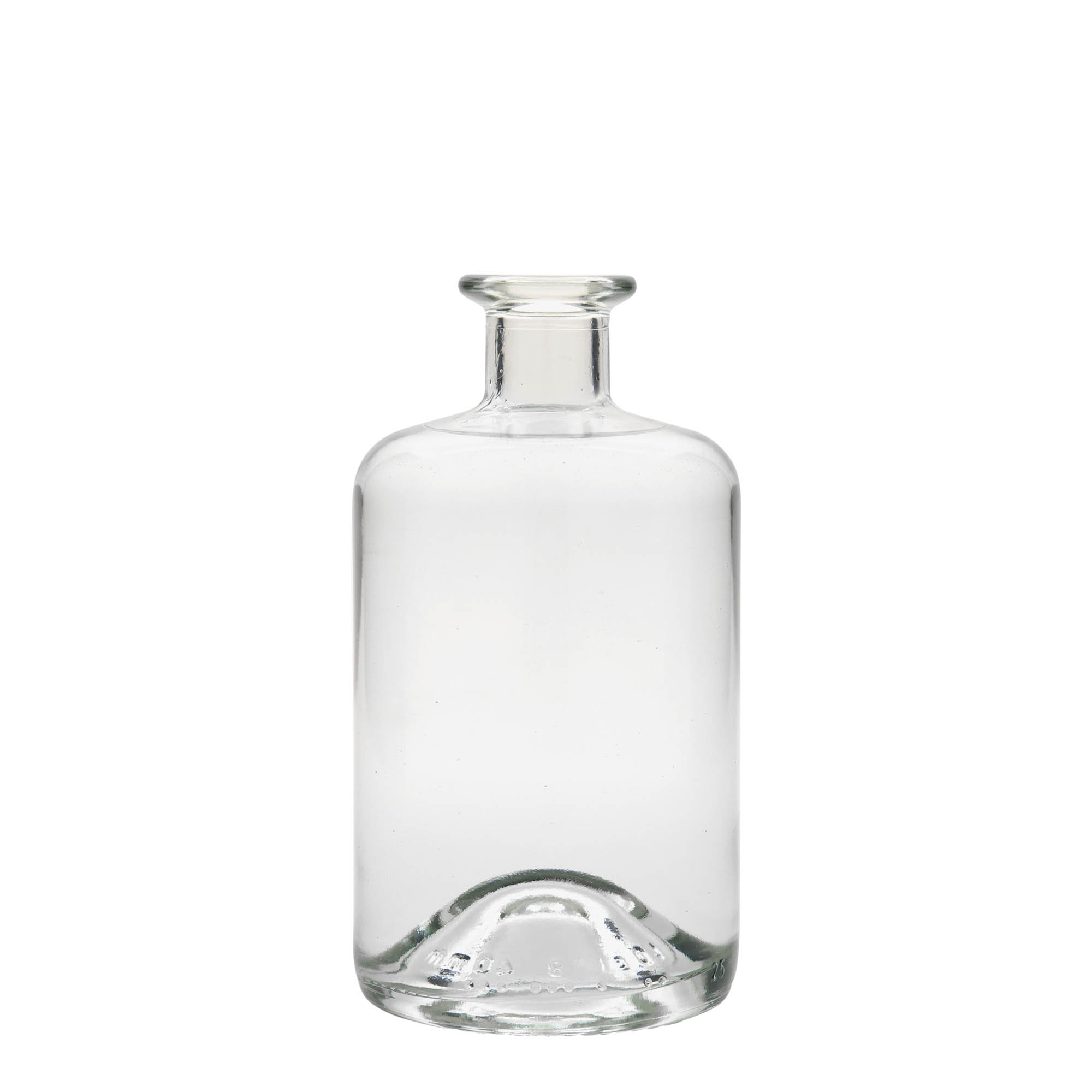 500 ml glass bottle apothecary, opening: cork
