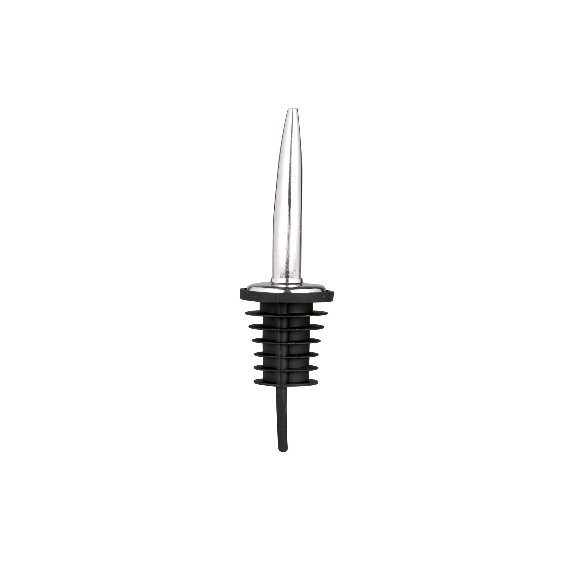 Pourer Inox velvet collar, stainless steel, silver
