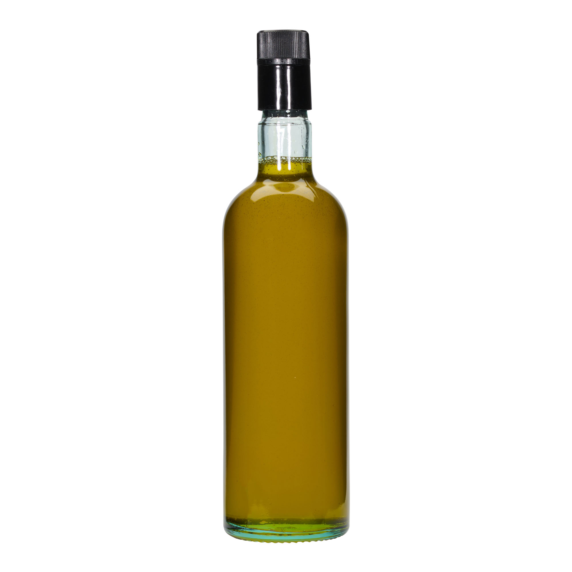 750 ml vinegar/oil bottle 'Willy New', glass, light green, opening: DOP