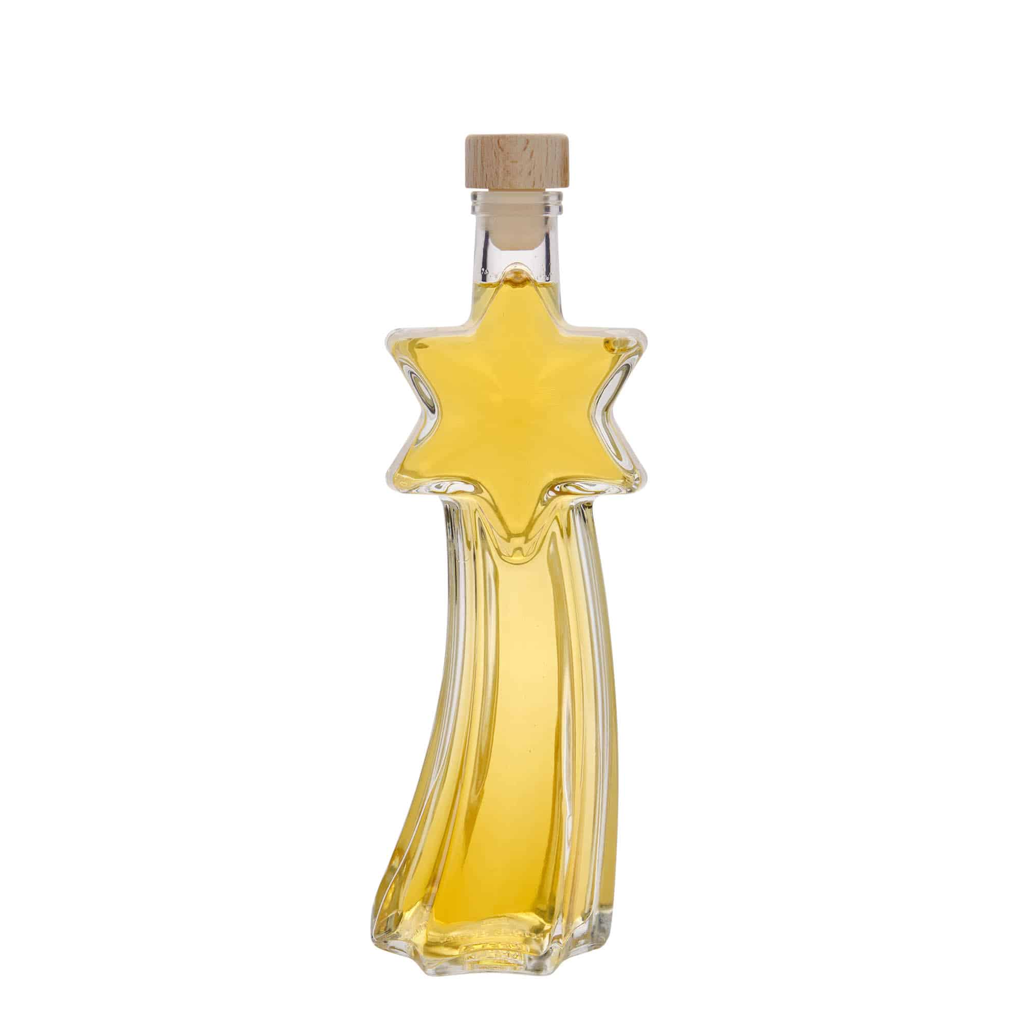200 ml glass bottle ‘Shooting Star’, opening: cork