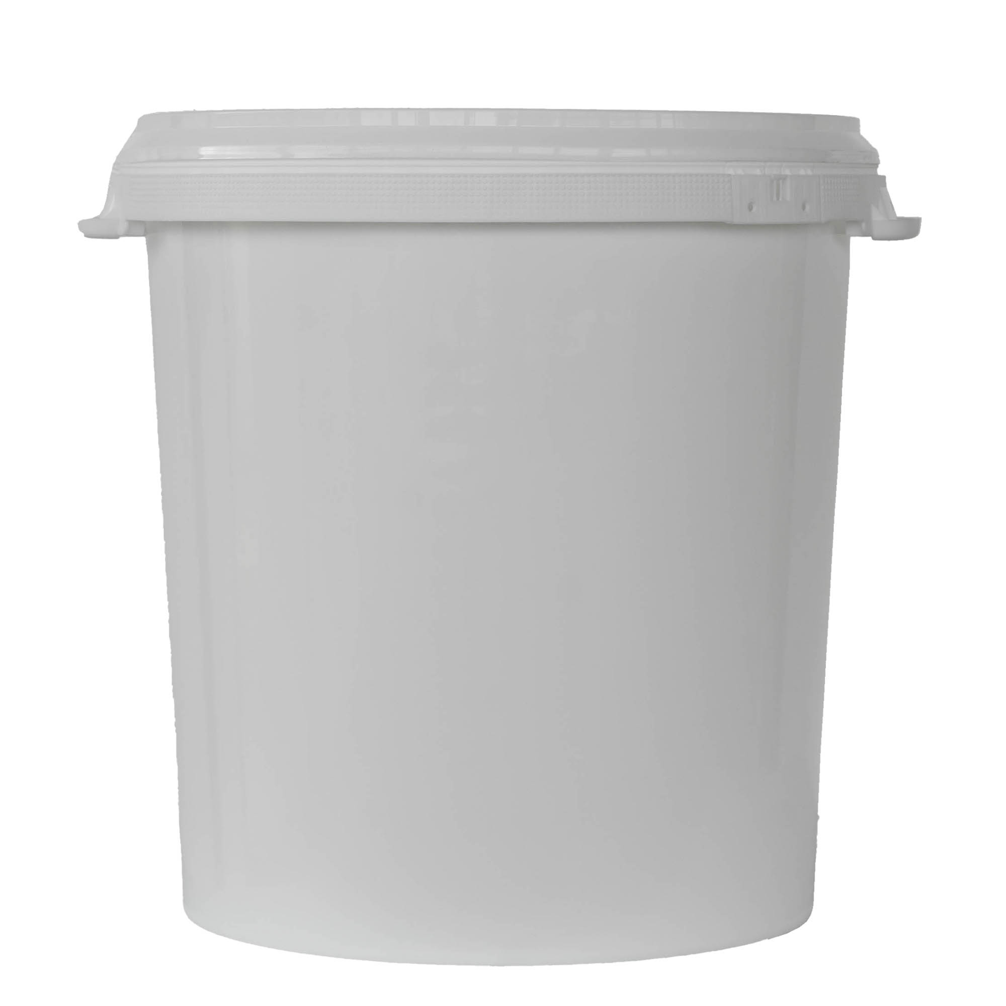 30 l bucket, PP plastic, white 30 l bucket, PP plastic, white
