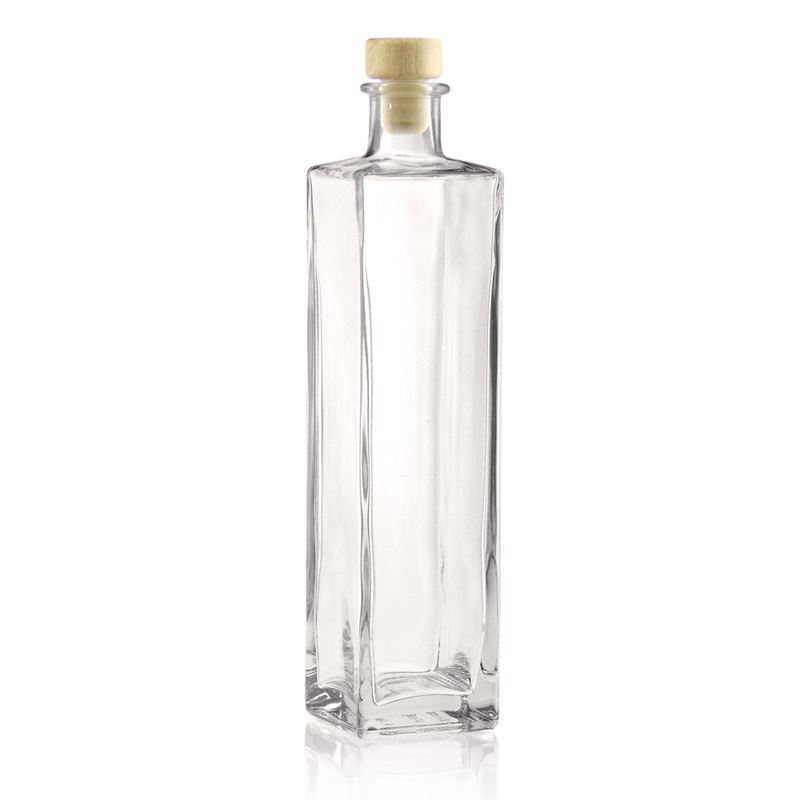 500 ml glass bottle 'Rafaello', square, closure: cork 500 ml glass bottle 'Rafaello', square, closure: cork