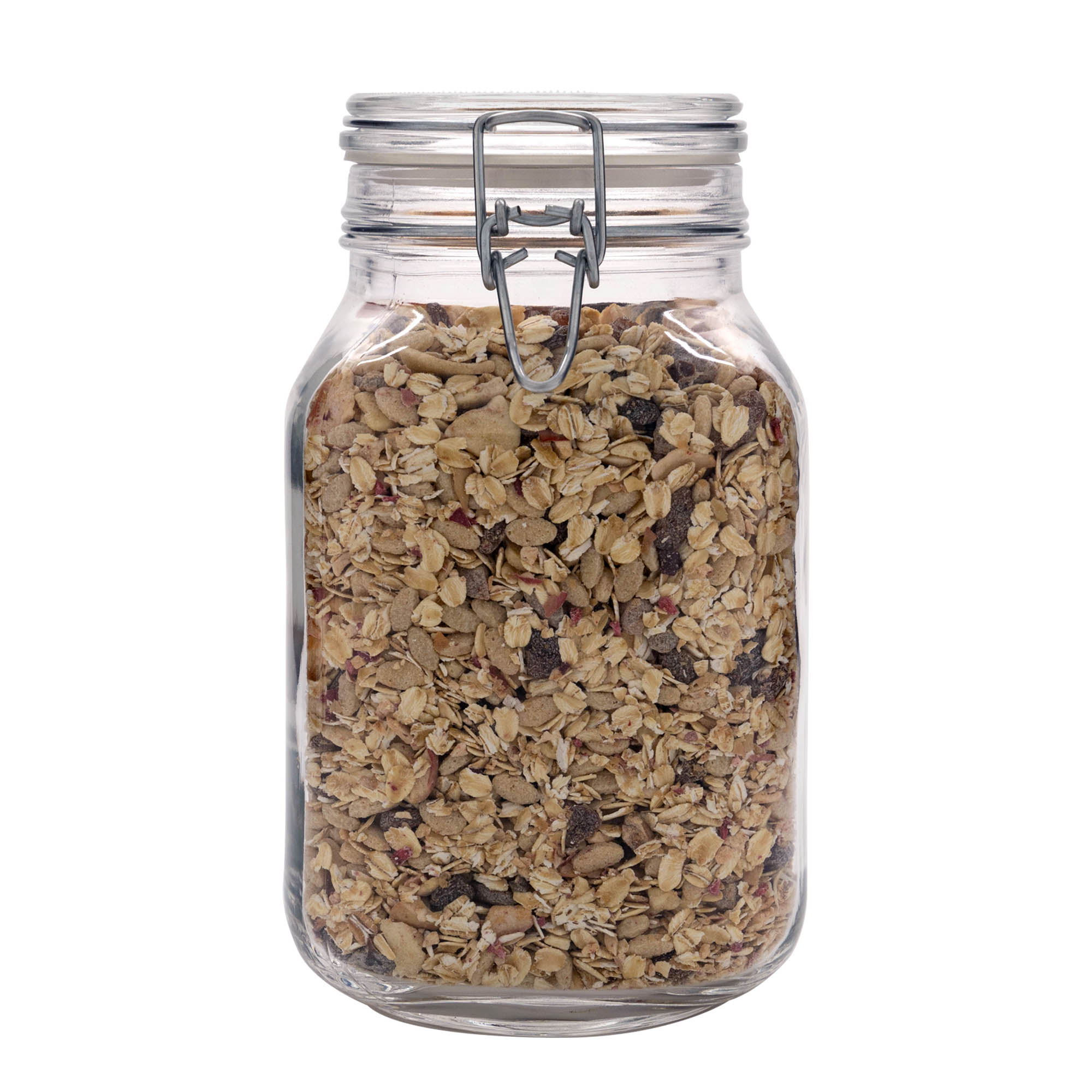 2,000 ml clip top jar 'Fido', square, closure: clip top