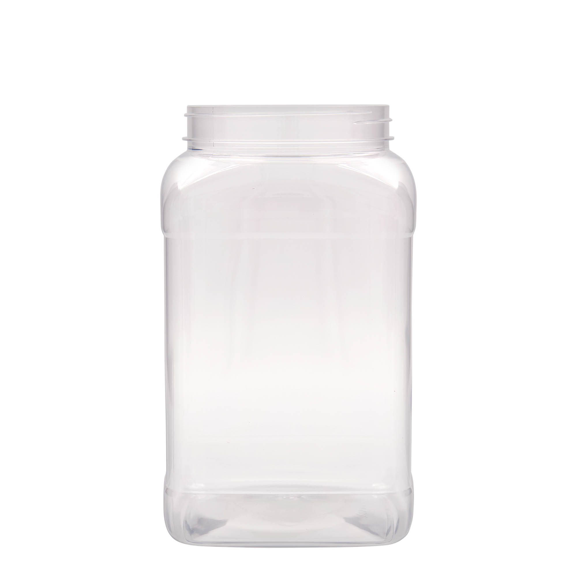3,000 ml PET jar 'Dana', square, plastic, closure: 110/400 3,000 ml PET jar 'Dana', square, plastic, closure: 110/400