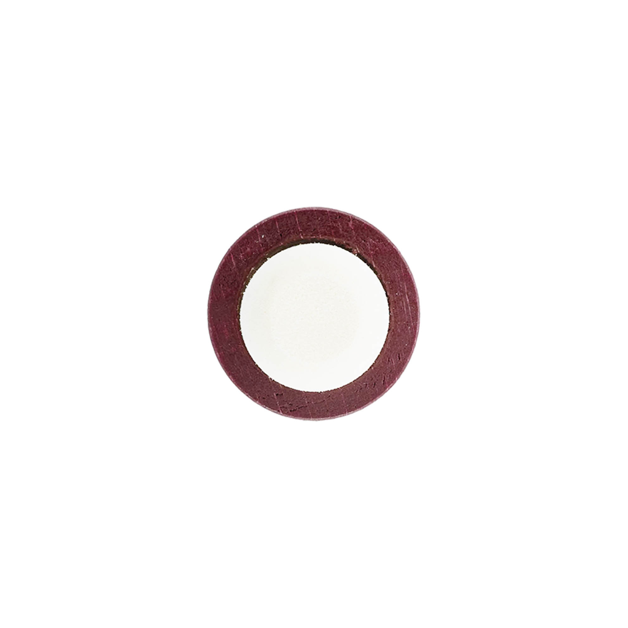 19 mm mushroom cork, wood/plastic, Bordeaux red, for opening: cork