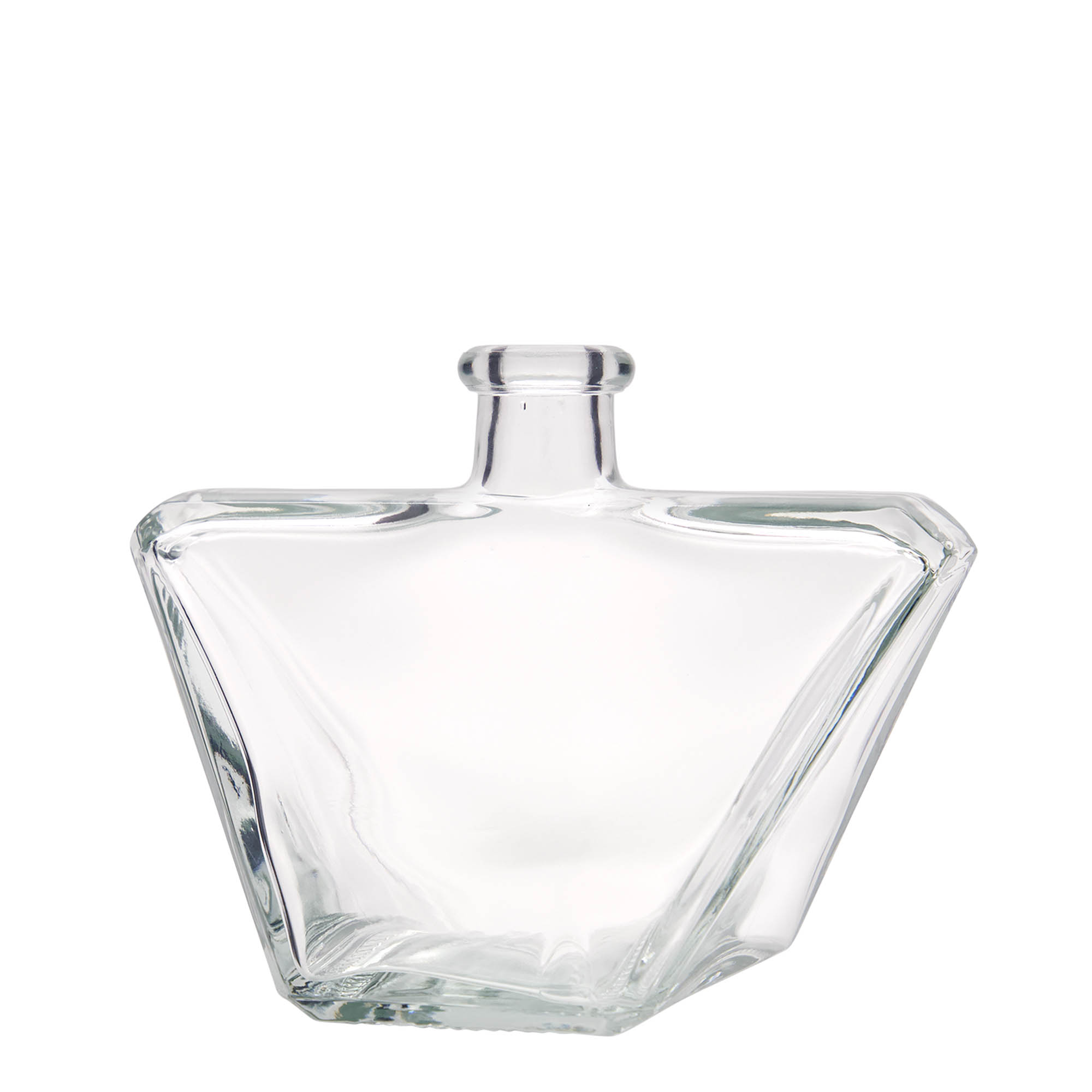 500 ml glass bottle 'Charly', rectangular, closure: cork