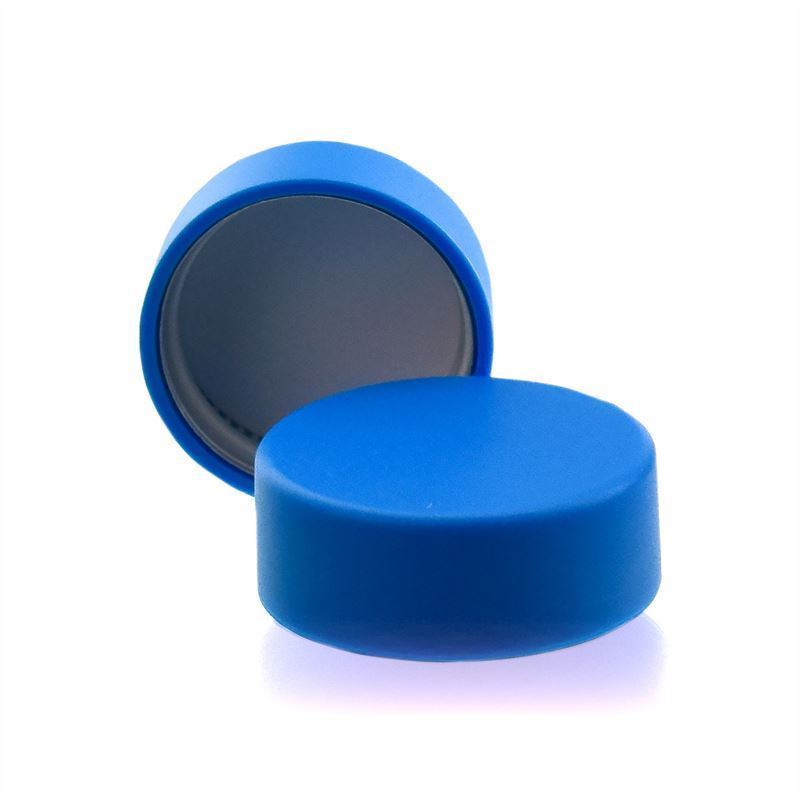 Screw cap, ABS plastic, water blue, for opening: GPI 33/400 Screw cap, ABS plastic, water blue, for opening: GPI 33/400