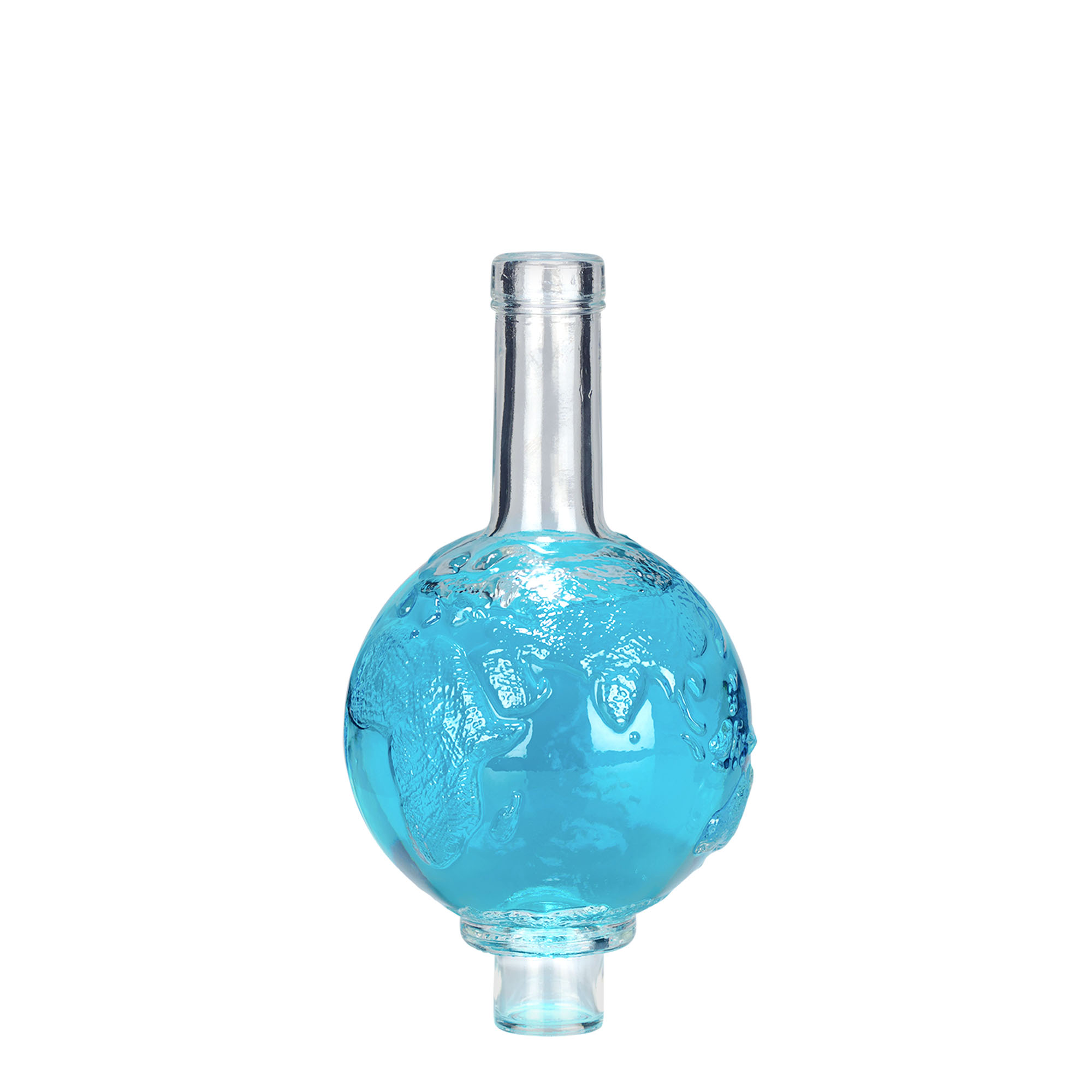 500 ml glass bottle 'Globus', opening: cork