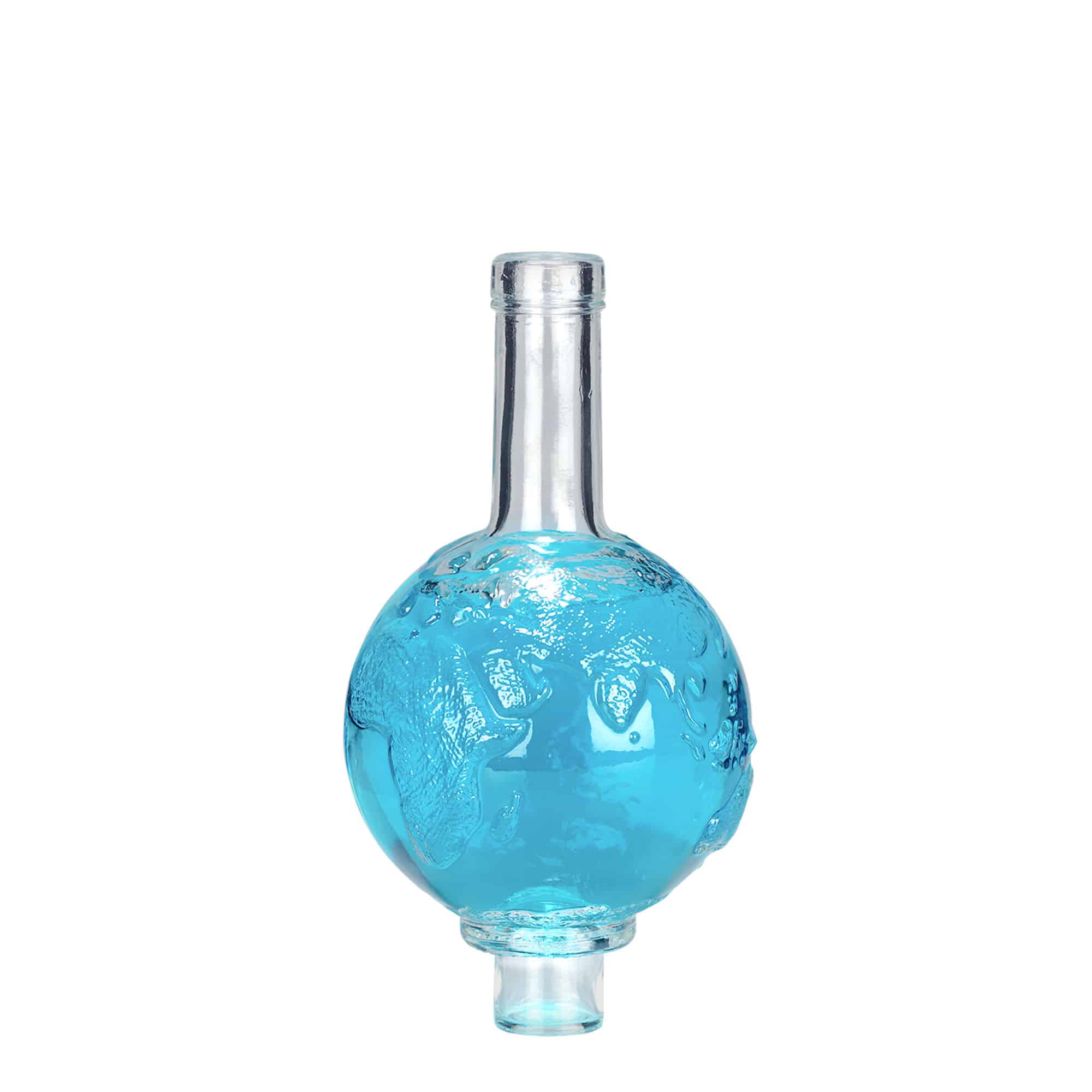 500 ml glass bottle ‘Globus’, opening: cork