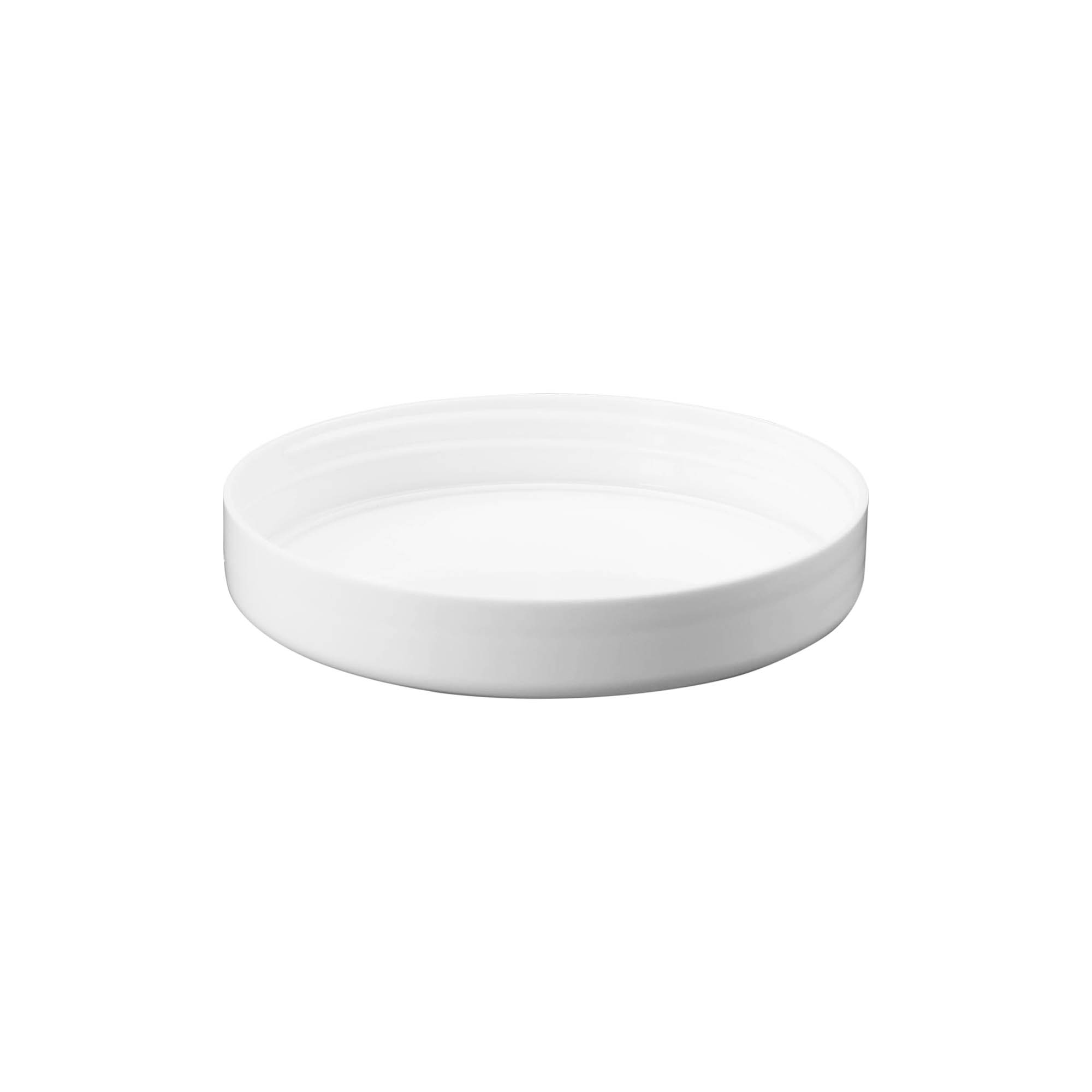 Screw cap, PP plastic, white, for opening: 100/400 Screw cap, PP plastic, white, for opening: 100/400