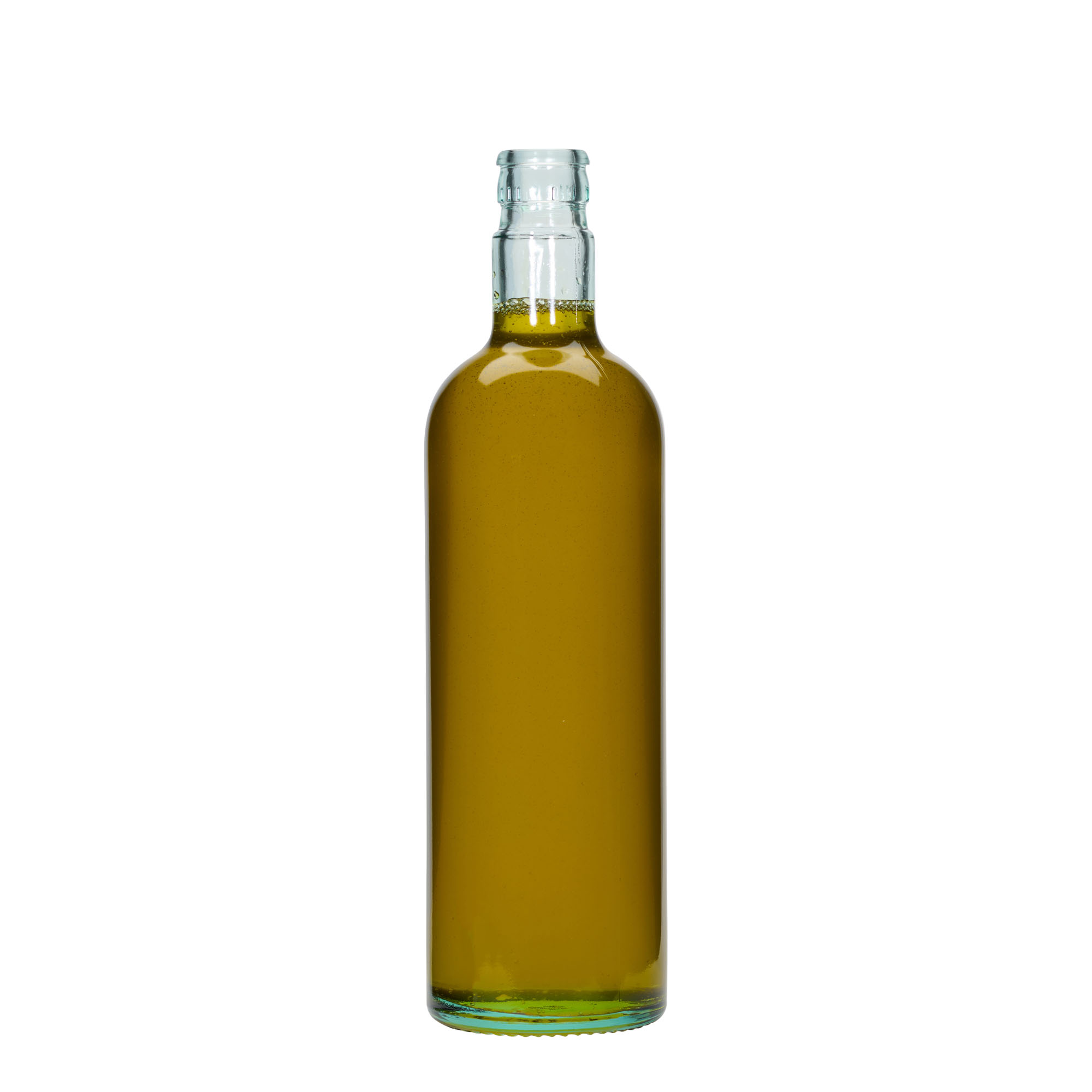 750 ml vinegar/oil bottle 'Willy New', glass, light green, opening: DOP