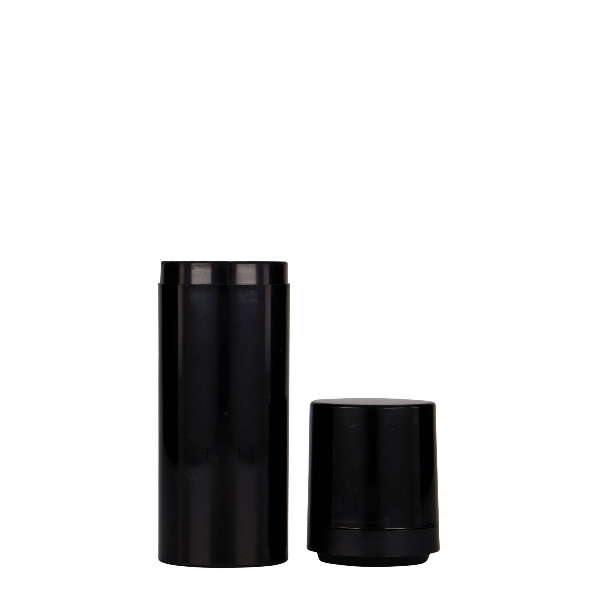 50 ml Airless Dispenser ‘Mezzo’, black PP plastic