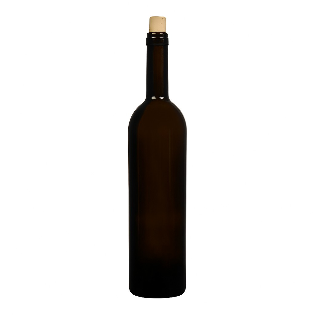 750 ml wine bottle 'Liberty', antique green, mouth: cork 750 ml wine bottle 'Liberty', antique green, mouth: cork