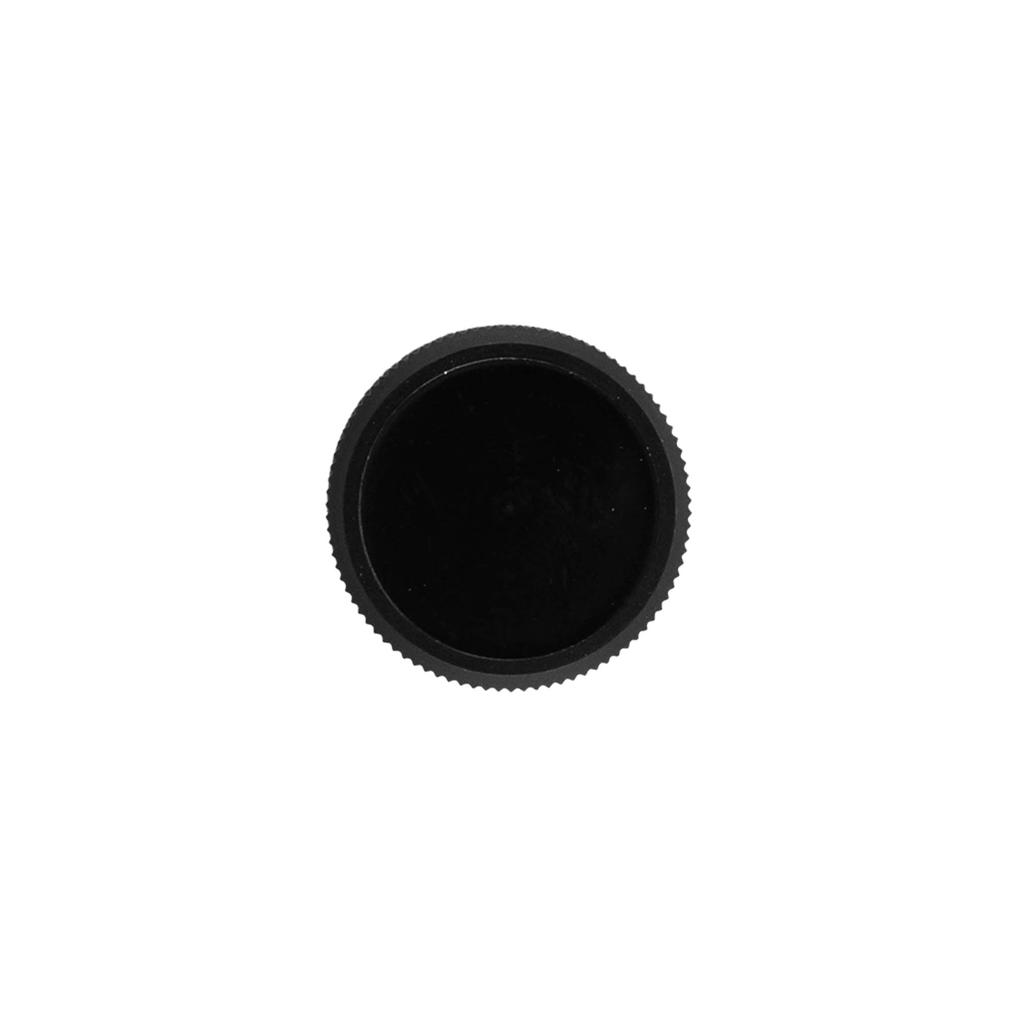 DOP original seal with spout, PE plastic, black DOP original seal with spout, PE plastic, black