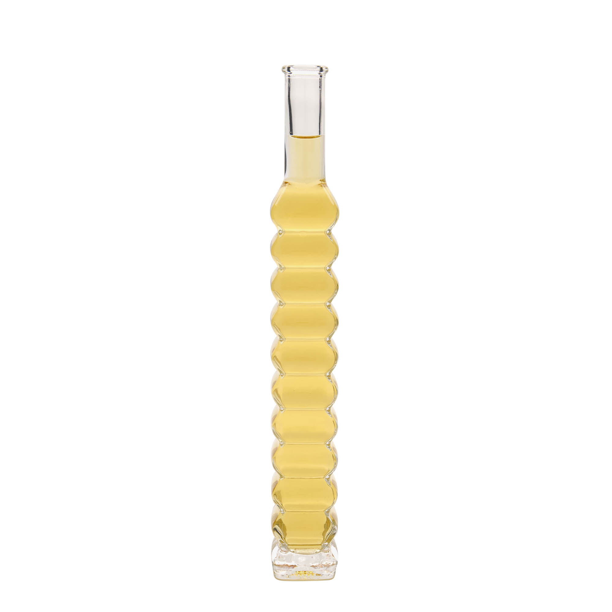 200 ml glass bottle ‘Roma, square, opening: cork’