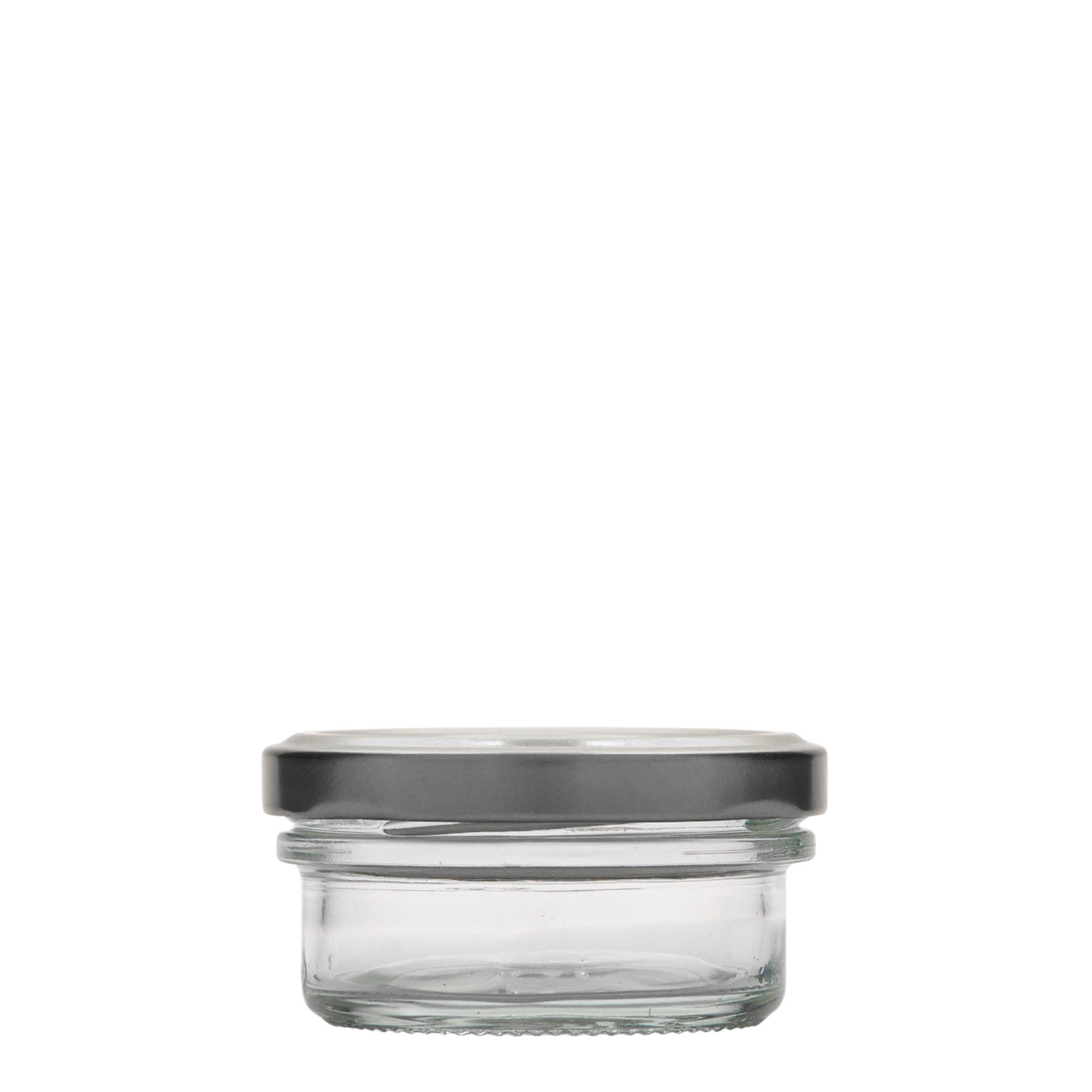 65 ml flat straight-sided jar, opening: Twist-off (TO 66)