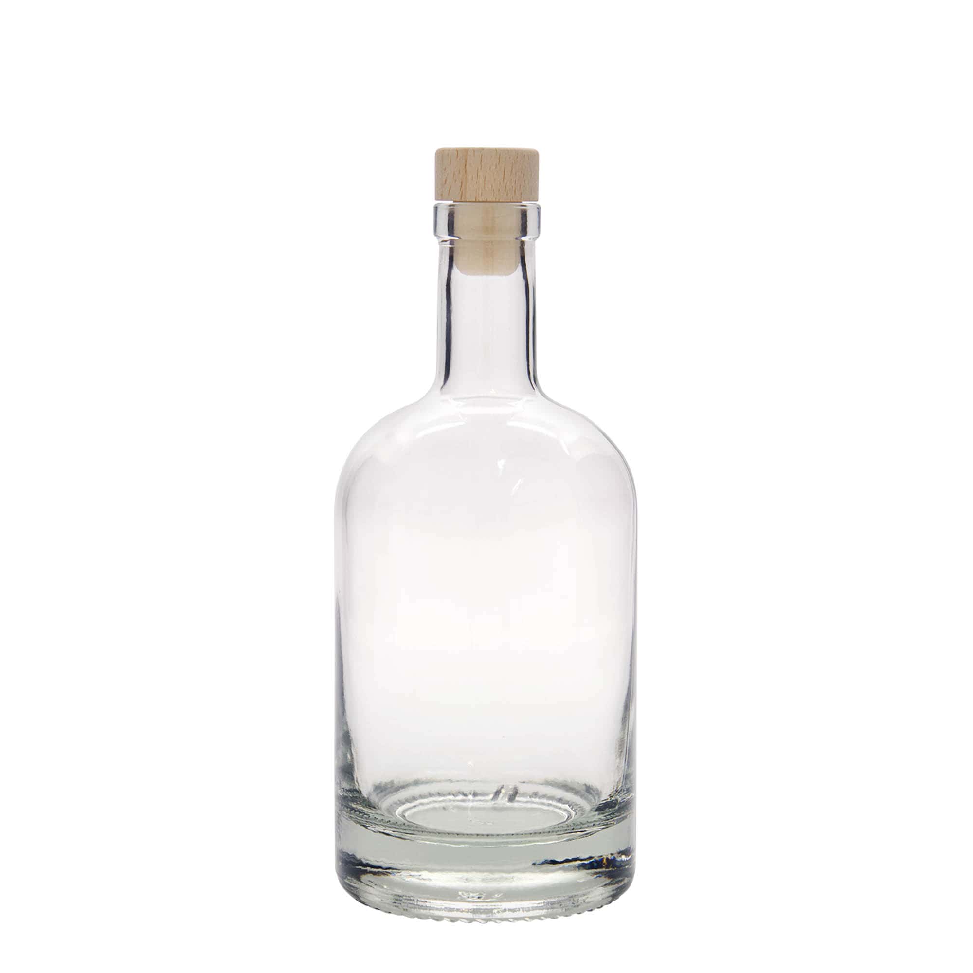 500 ml glass bottle ‘First Class’, opening: cork