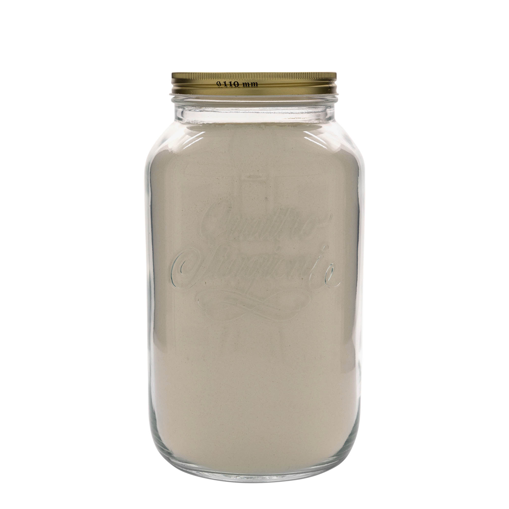 3,800 ml glass 'Quattro Stagioni', opening: screw cap 3,800 ml glass 'Quattro Stagioni', opening: screw cap