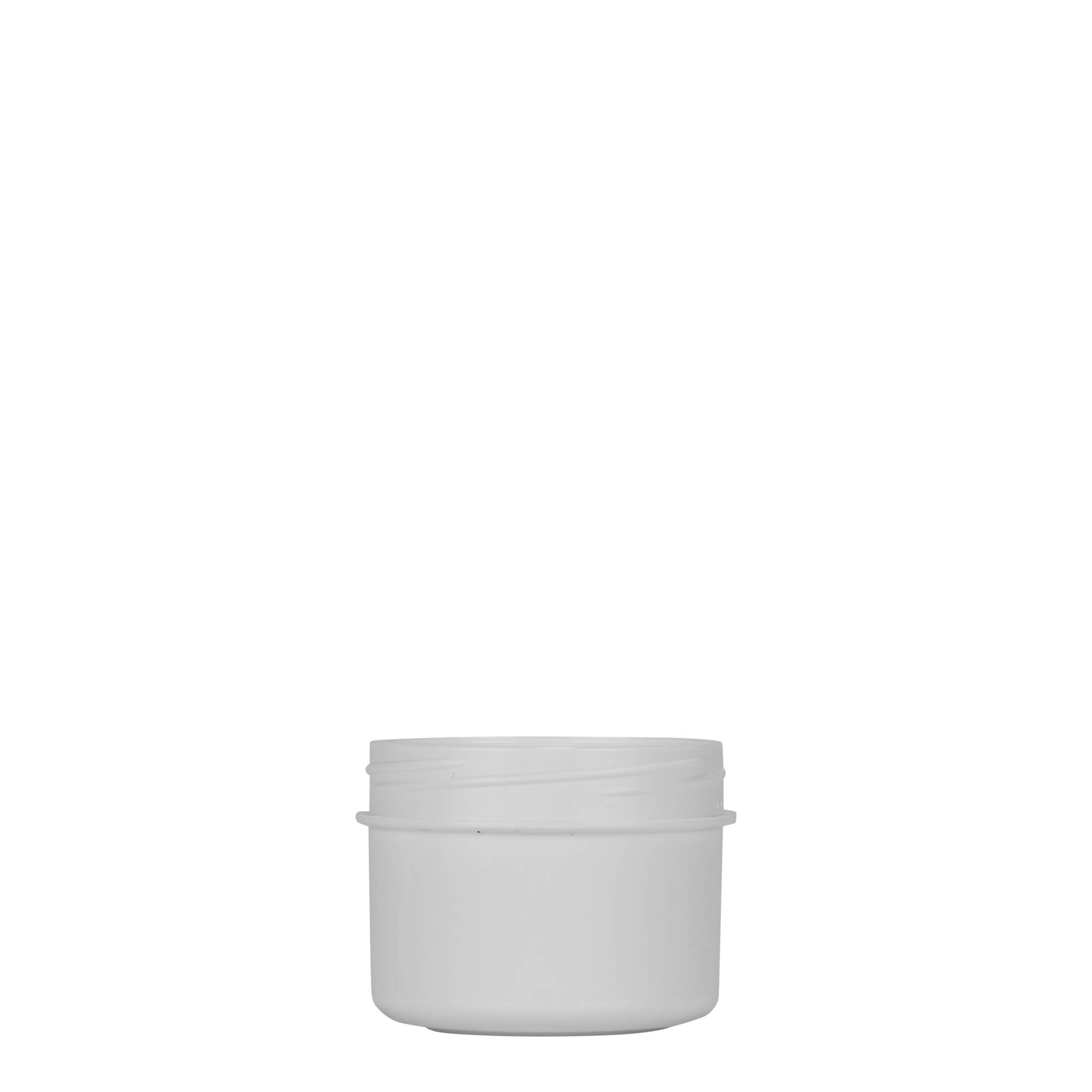 35 ml plastic jar 'White Line', PP, white, opening: screw cap