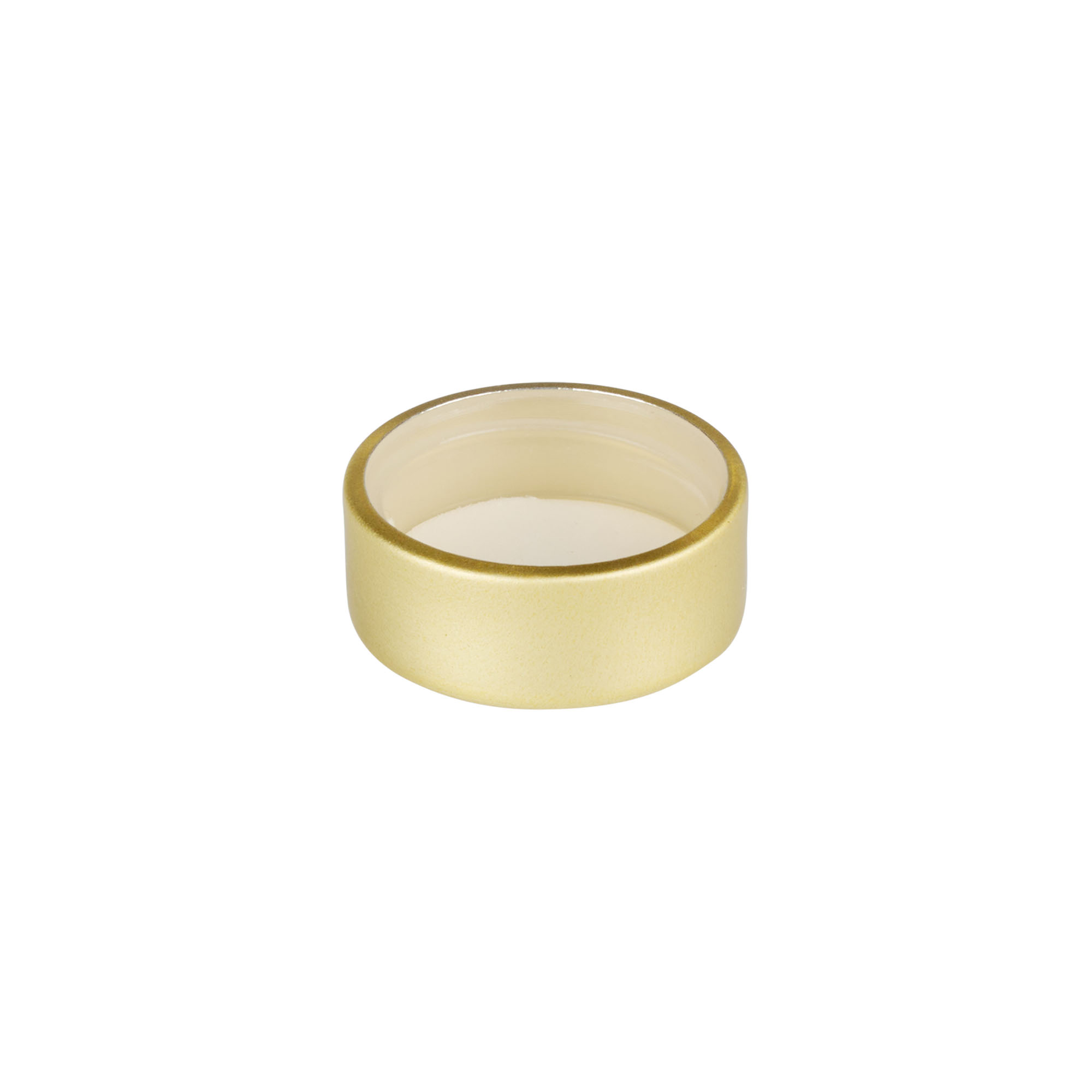 Screw cap, metal, gold, for neck: GPI 28/400