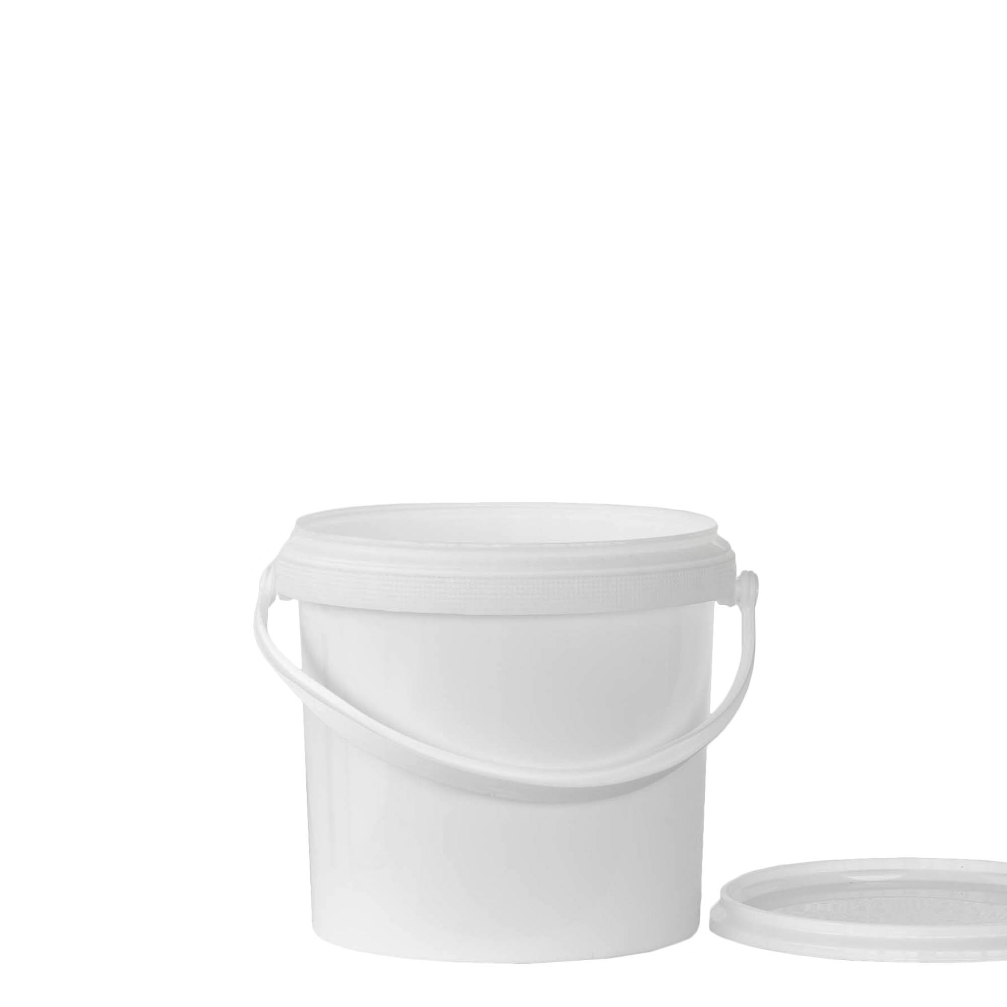 2.5 l bucket, PP plastic, white