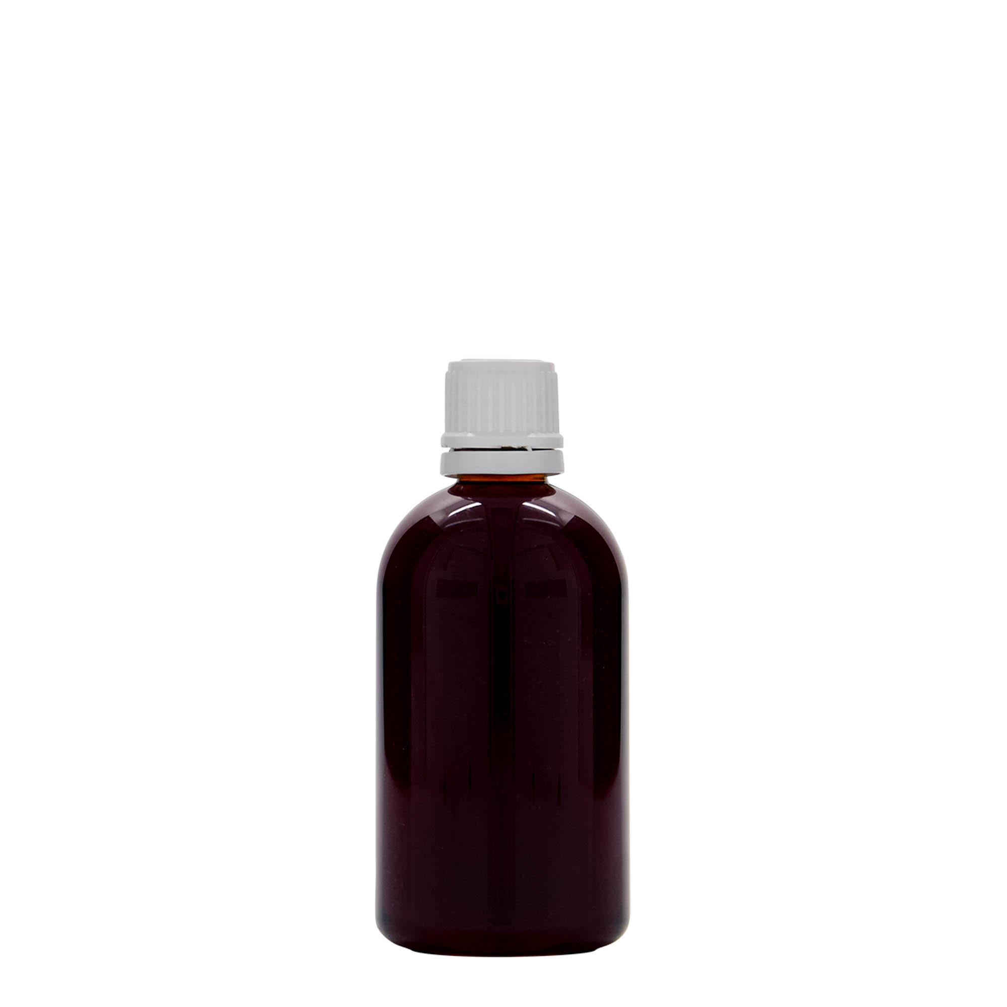 100 ml PET medicine bottle 'Easy Living', plastic, closure: DIN 18