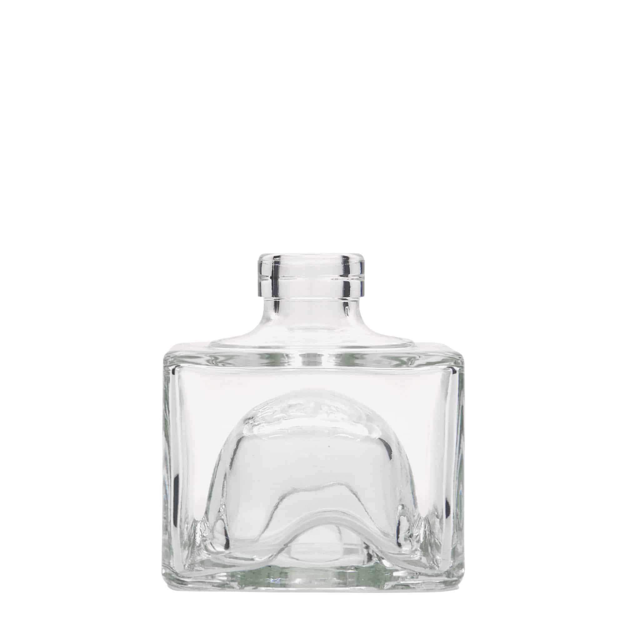 200 ml glass bottle ‘Cocolores’, square, opening: cork