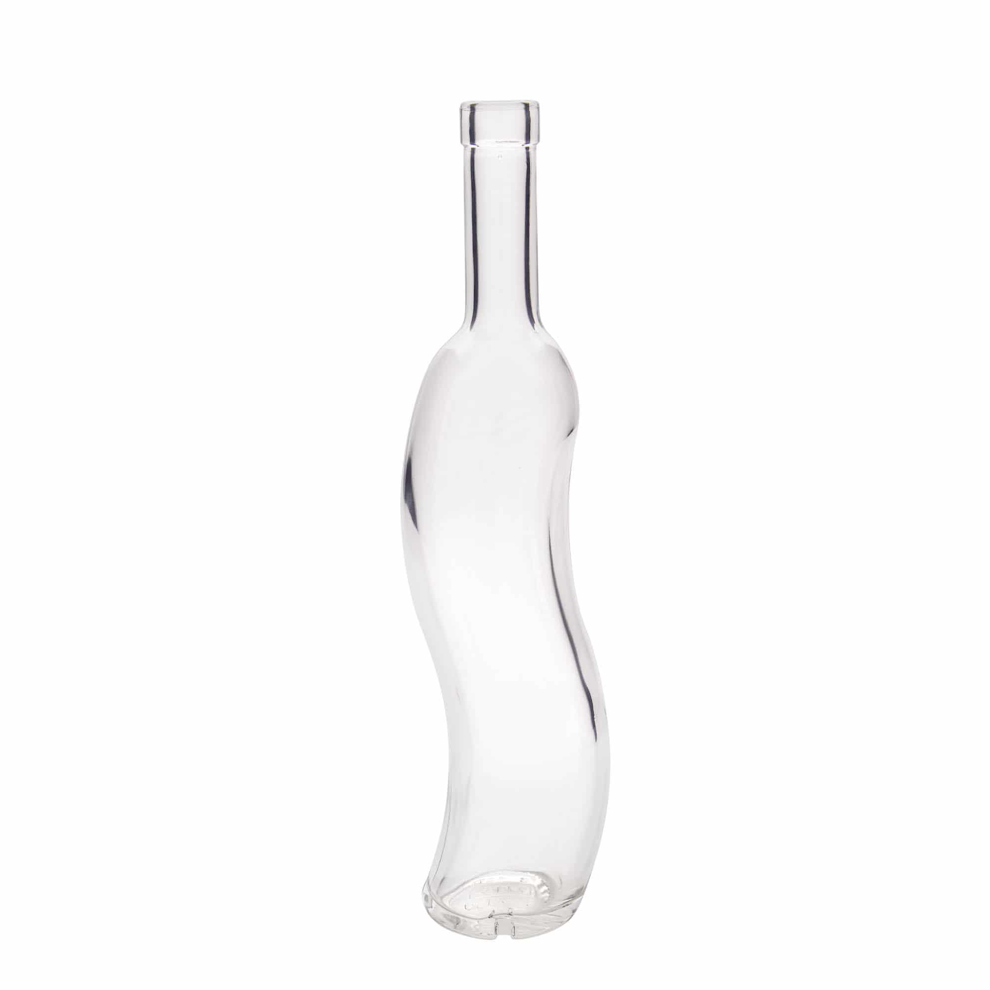 500 ml glass bottle ‘La-Ola’, semi-round, opening: cork