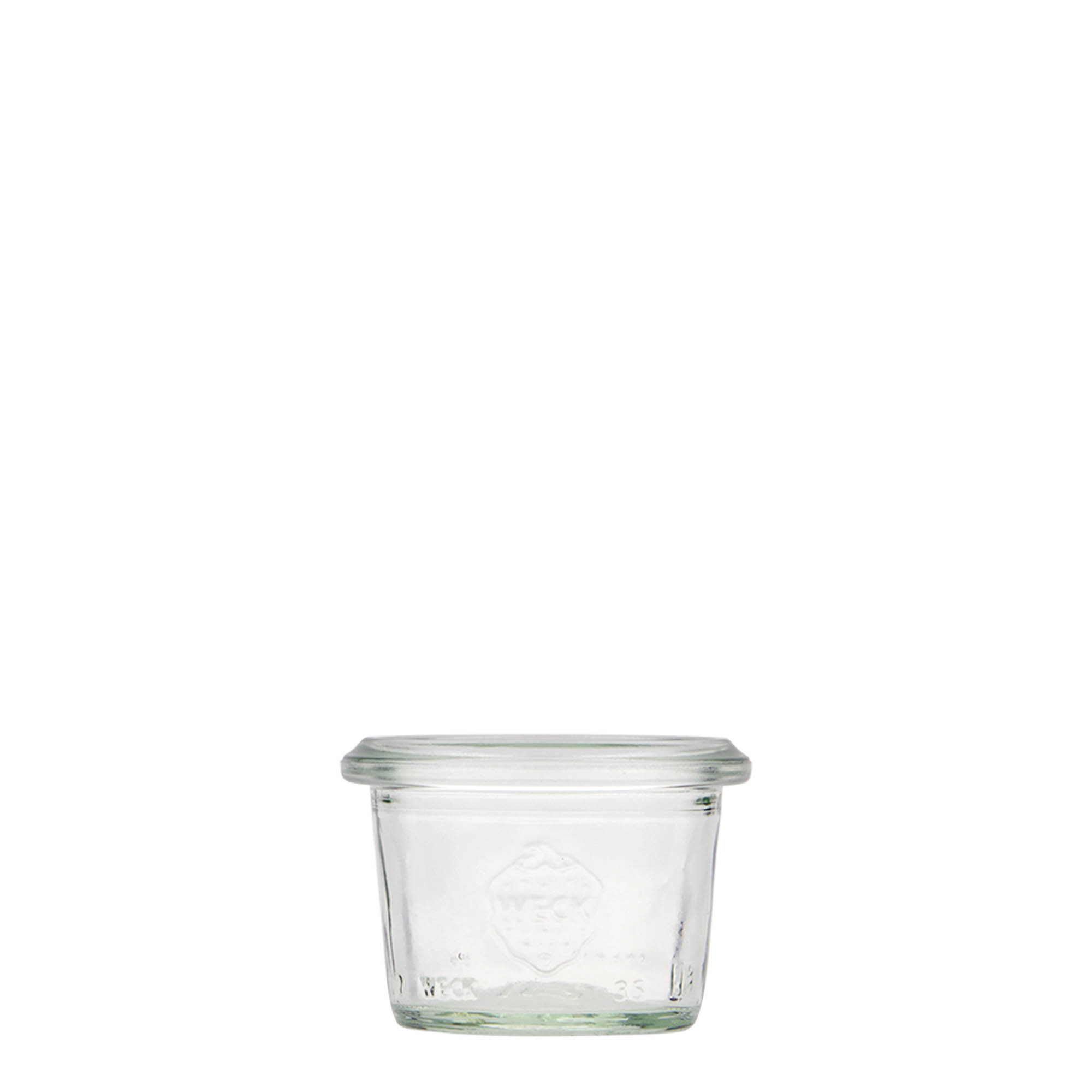 35 ml WECK inverted glass, opening: round rim 35 ml WECK inverted glass, opening: round rim