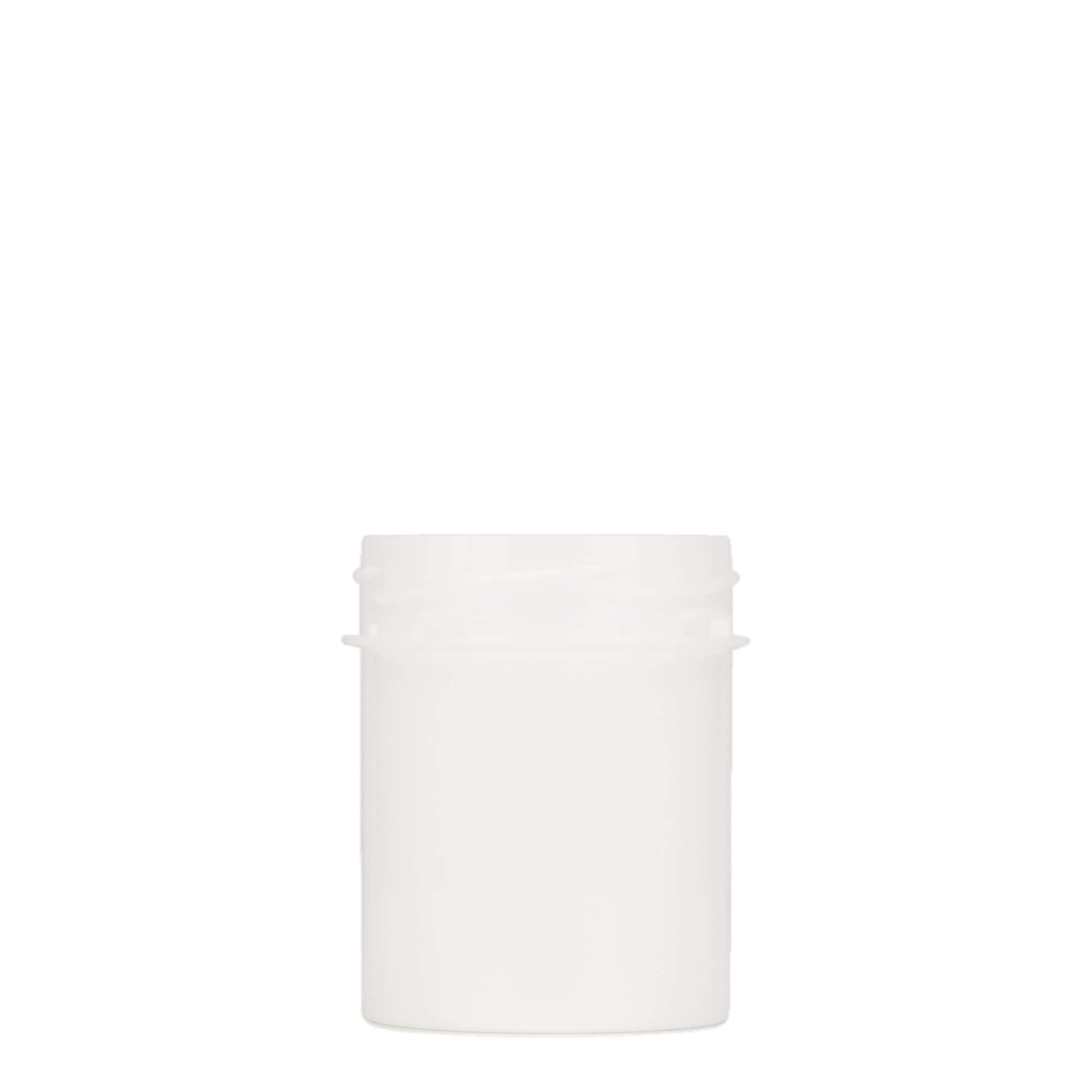 150 ml plastic container ‘Securilock’, PP, white, opening: screw cap