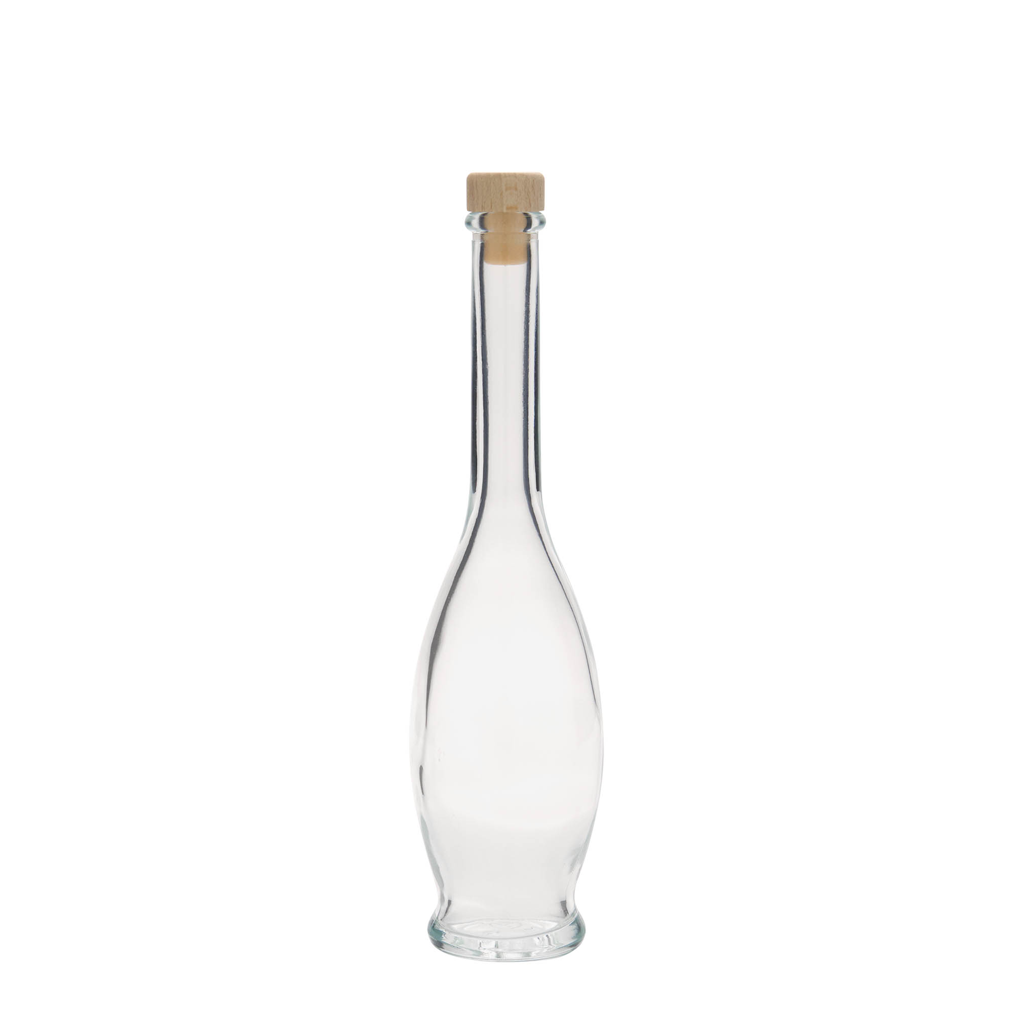 100 ml glass bottle 'Gina', opening: cork 100 ml glass bottle 'Gina', opening: cork