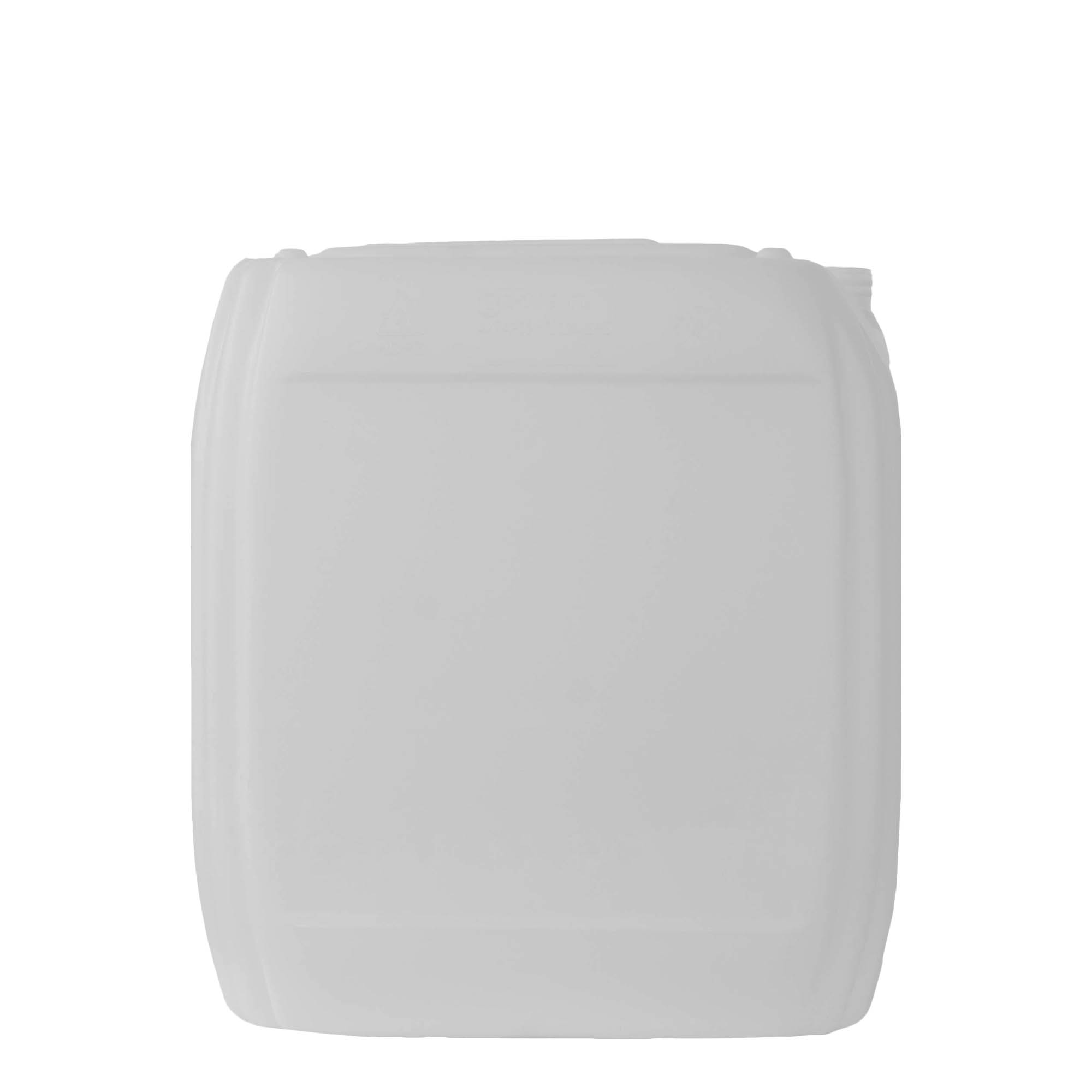 25 l canister, rectangular, HDPE plastic, natural, opening: ND 60