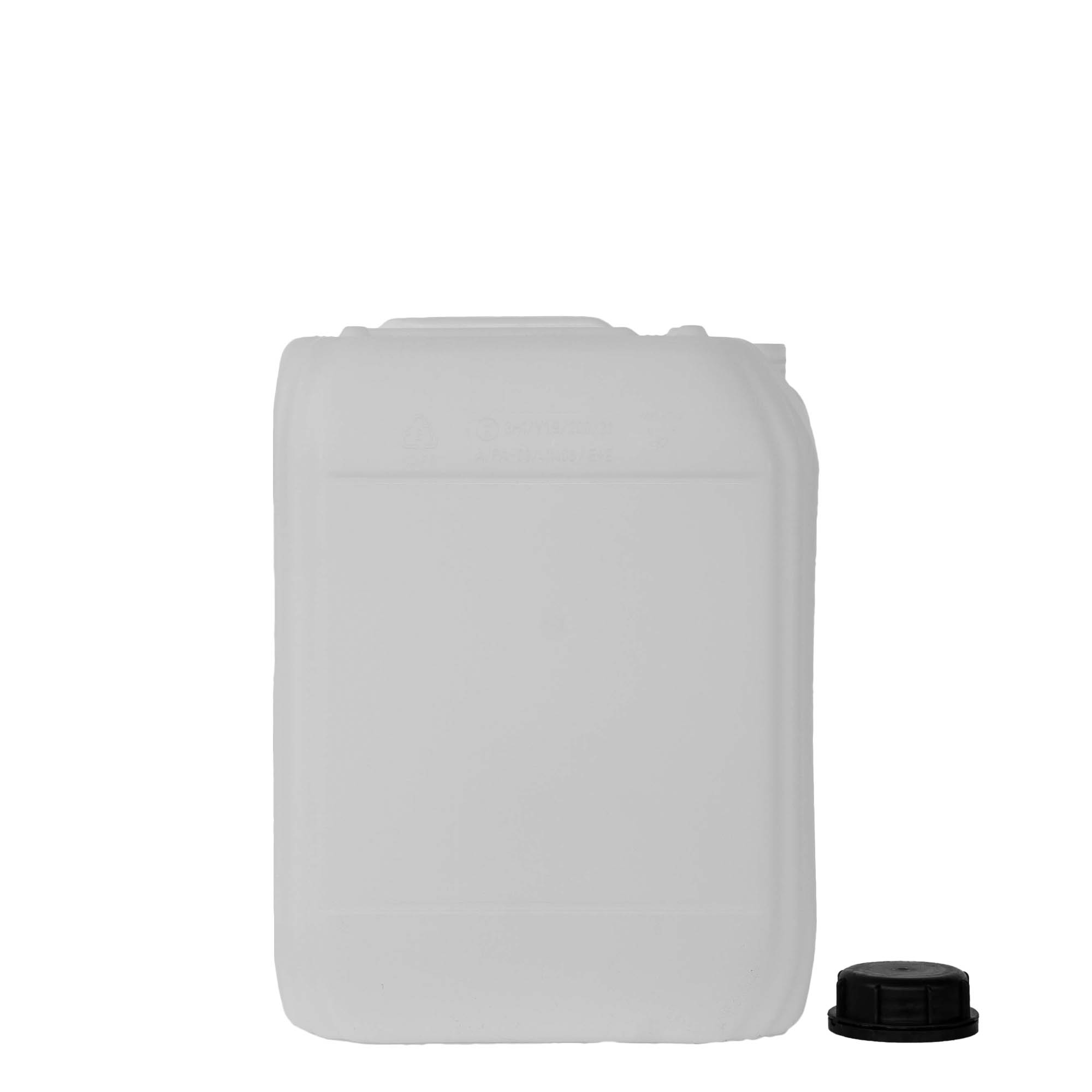 20 l canister, rectangular, HDPE plastic, natural, opening: ND 60