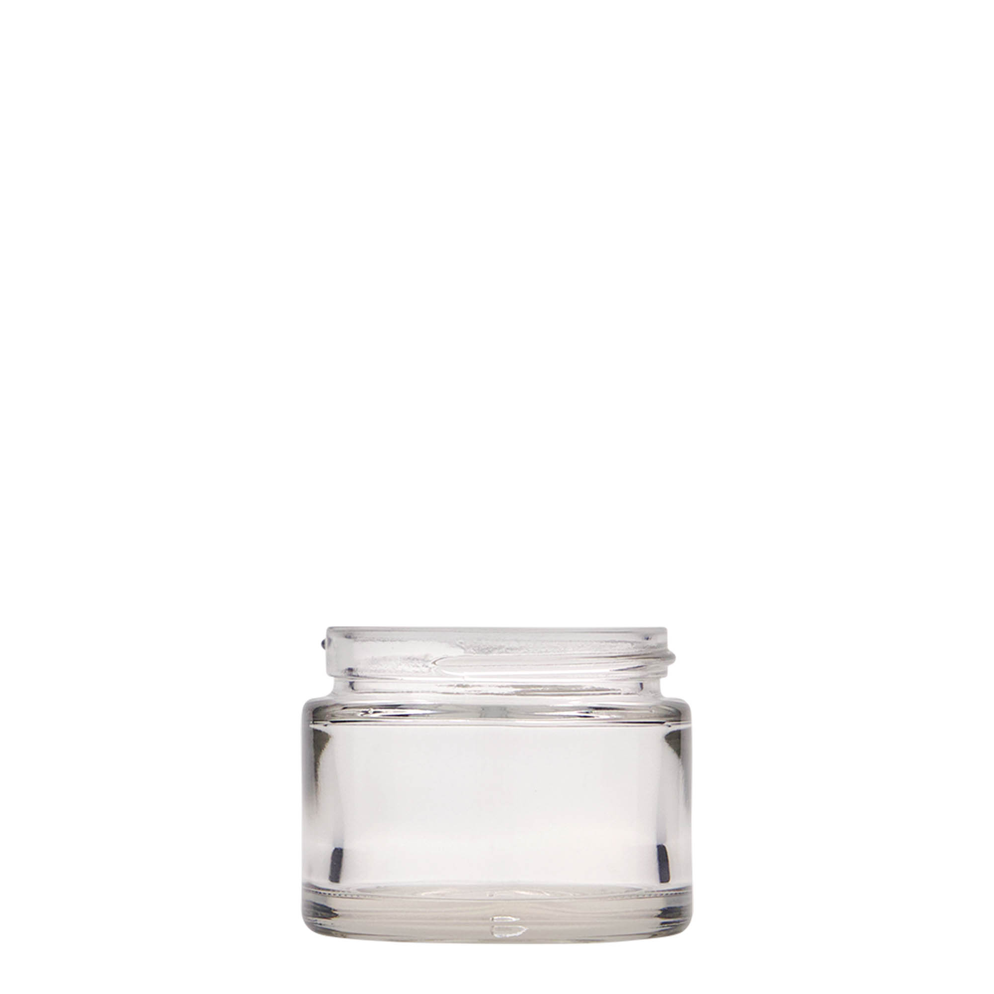50 ml cosmetic jar 'Beauty', glass, closure: screw cap 50 ml cosmetic jar 'Beauty', glass, closure: screw cap