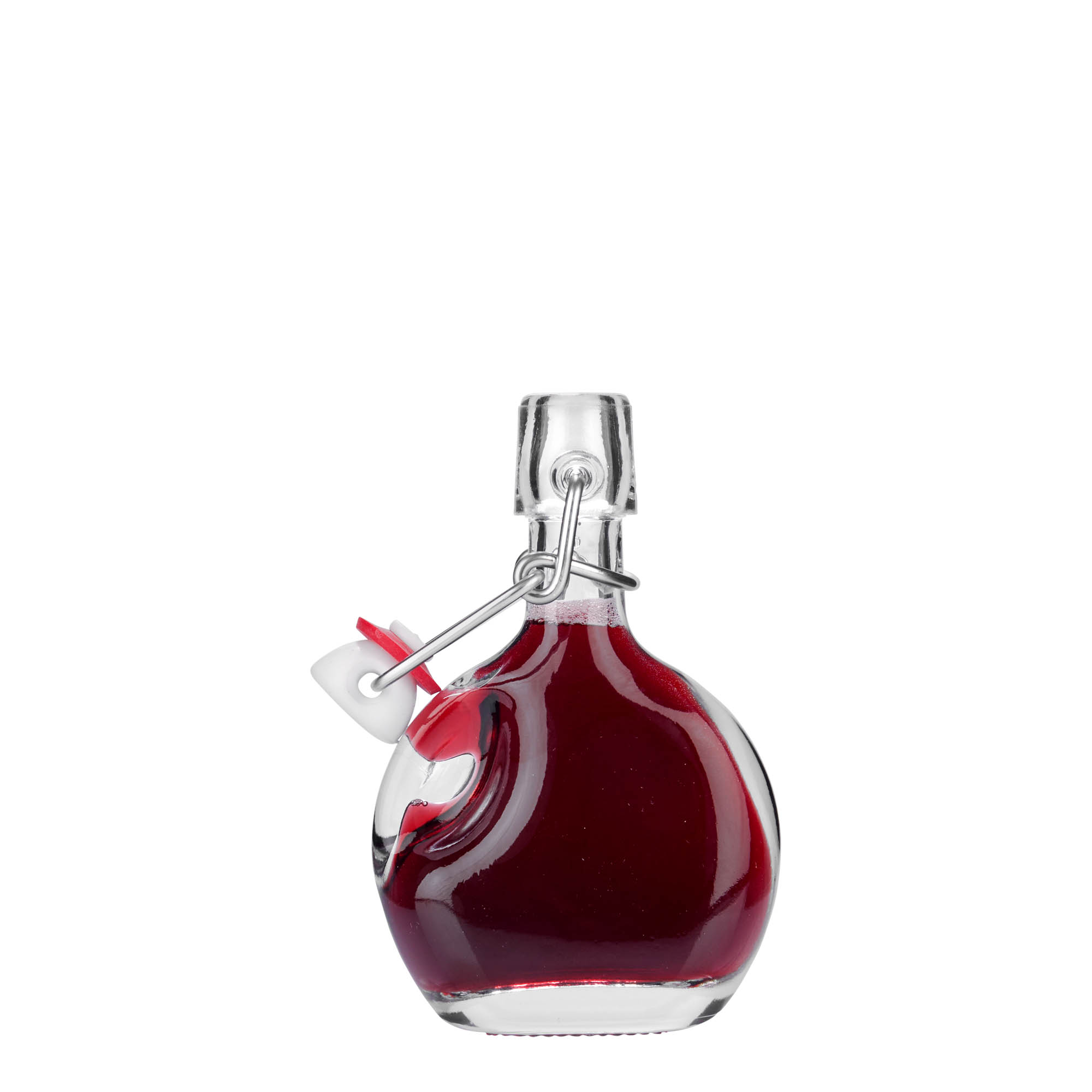40 ml glass bottle 'Lukas', oval, opening: swing top closure 40 ml glass bottle 'Lukas', oval, opening: swing top closure