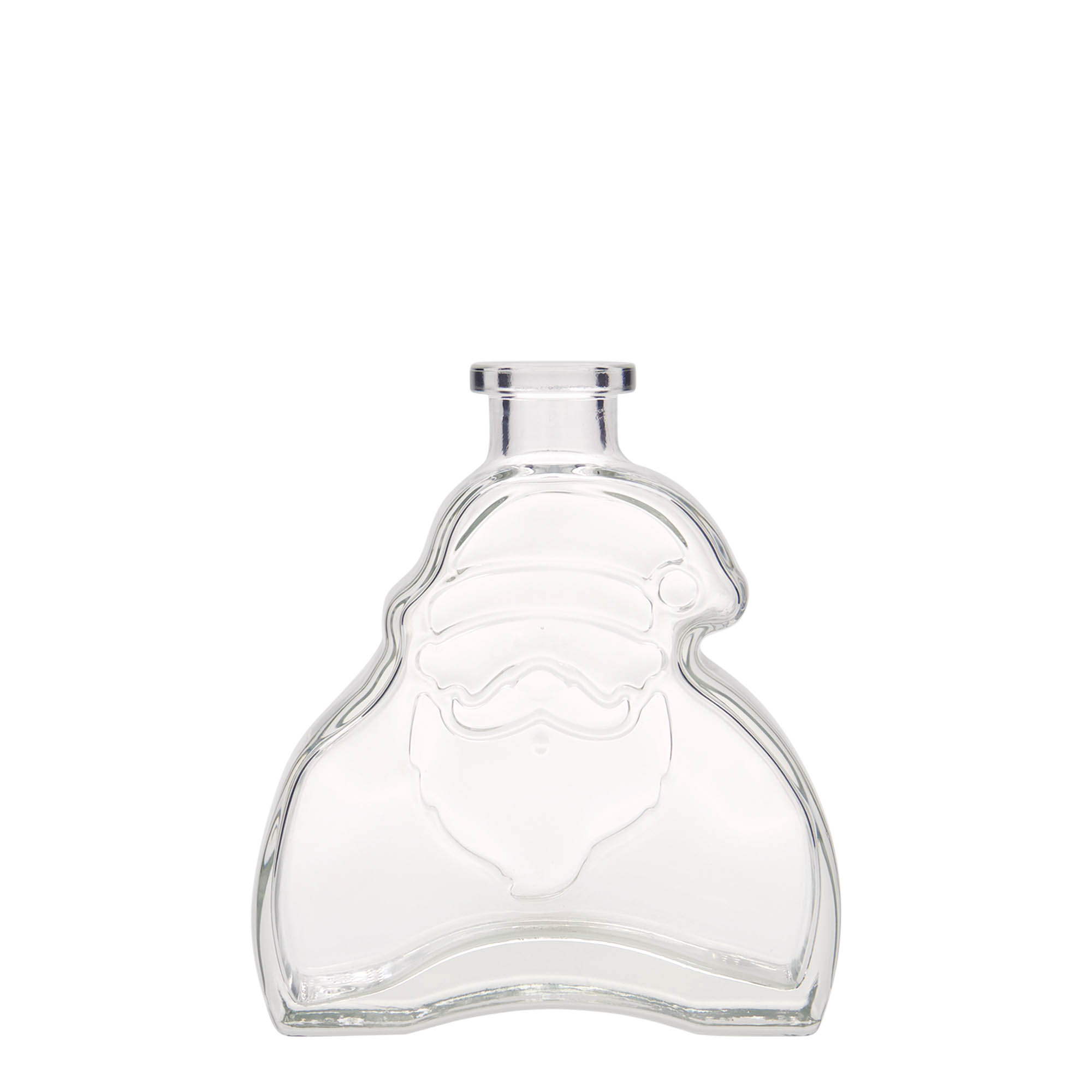 200 ml glass bottle 'Santa Claus', opening: cork