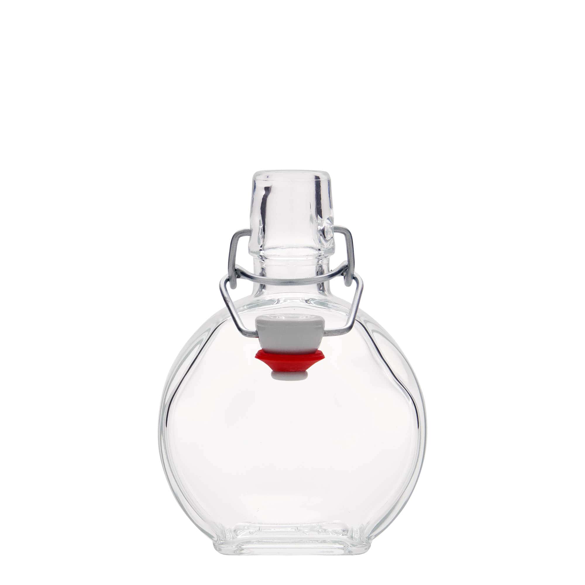 200 ml glass bottle ‘Sensatione’, rectangular, opening: swing top closure