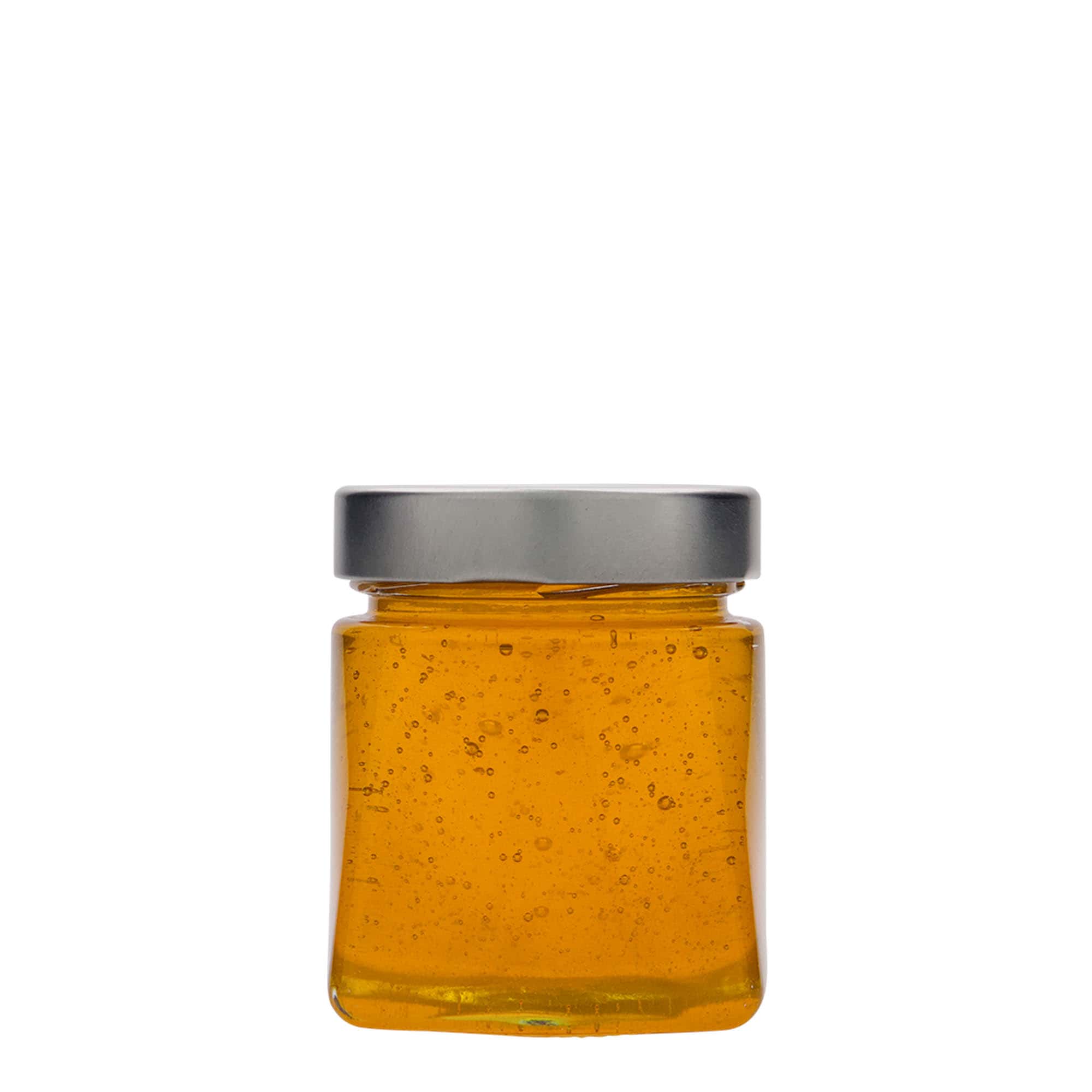 212 ml square glass ‘Luxor’, opening: Deep-Twist-off (DTO 63)