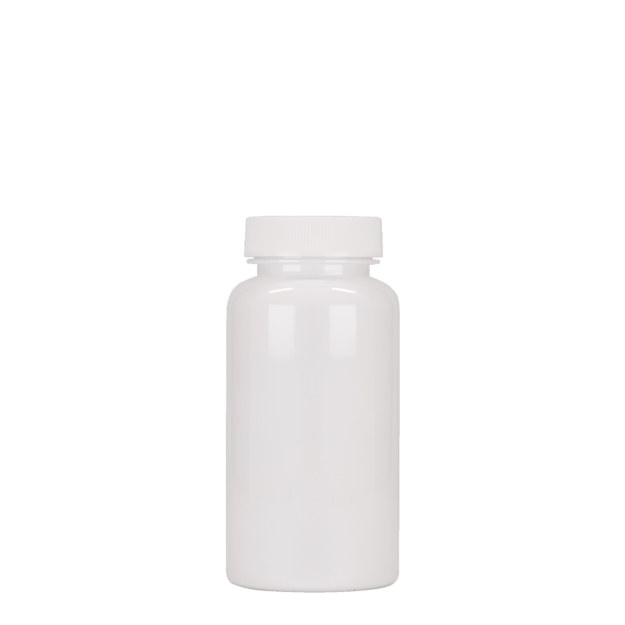 150 ml PET container, plastic, white, opening: 38/400 150 ml PET container, plastic, white, opening: 38/400