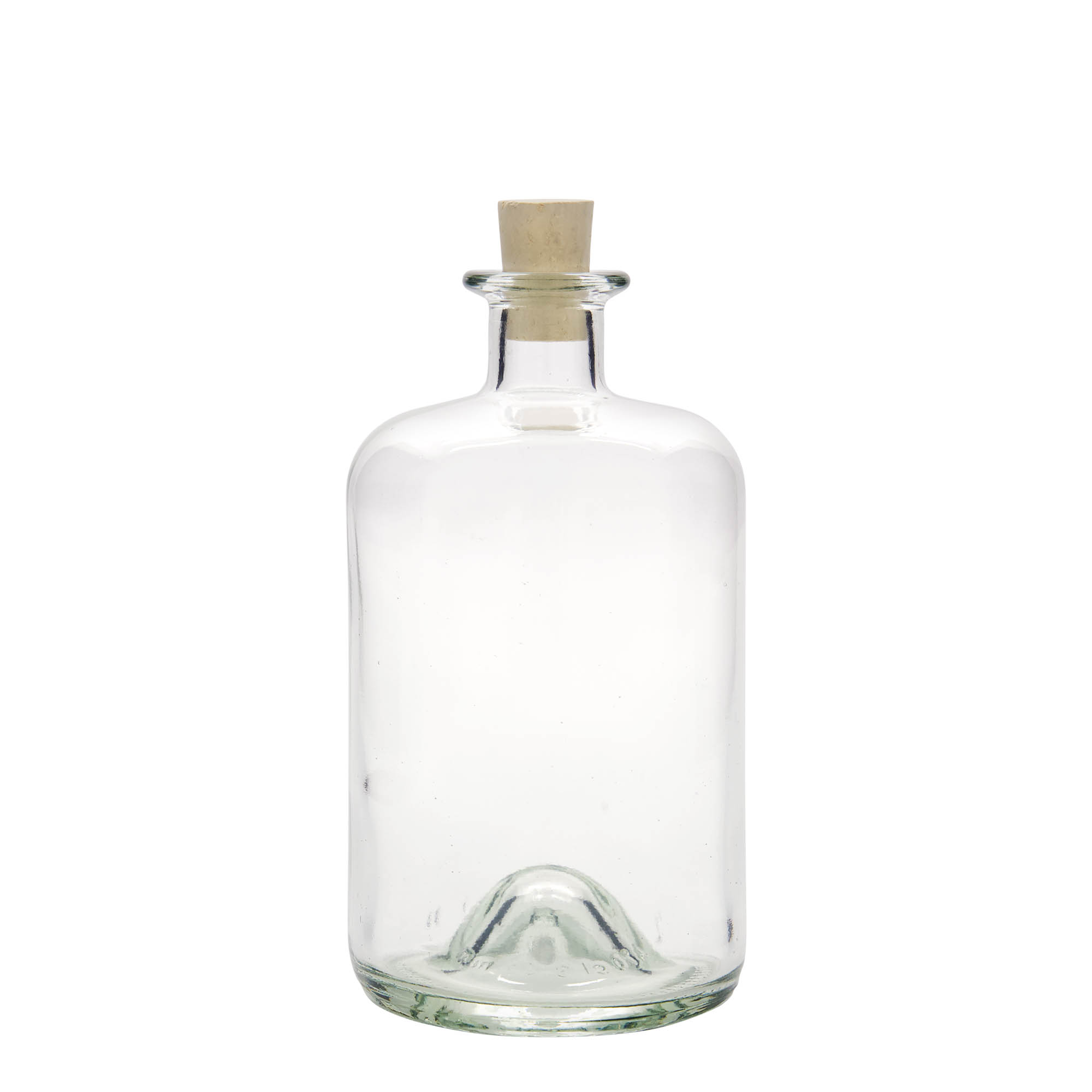 700 ml glass bottle apothecary, opening: cork