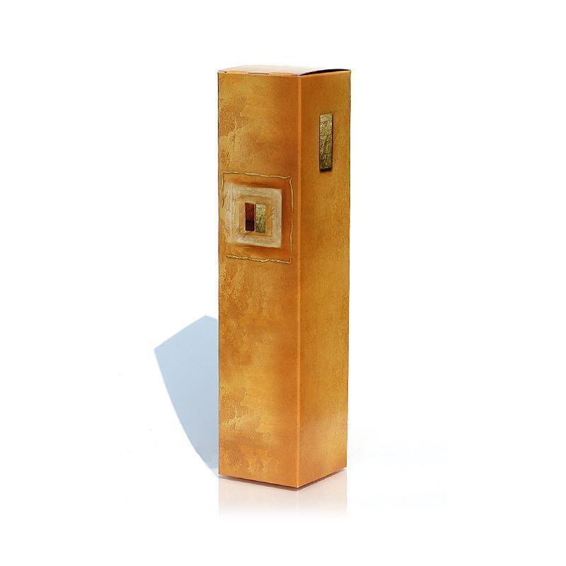 Gift box 'Impulse', rectangular, cardboard, clay