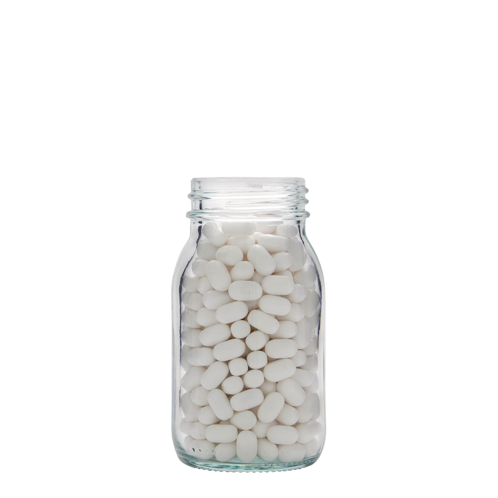 150 ml wide-neck glass, opening: DIN 45