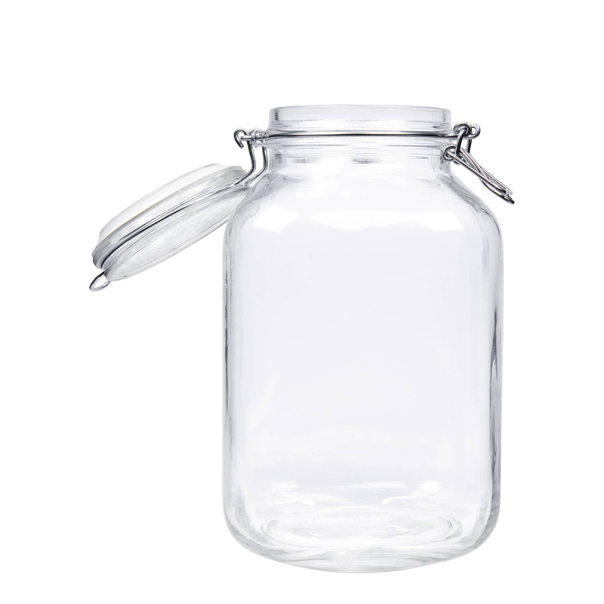 3,000 ml wire bail jar ‘Fido’, square, opening: wire bail closure