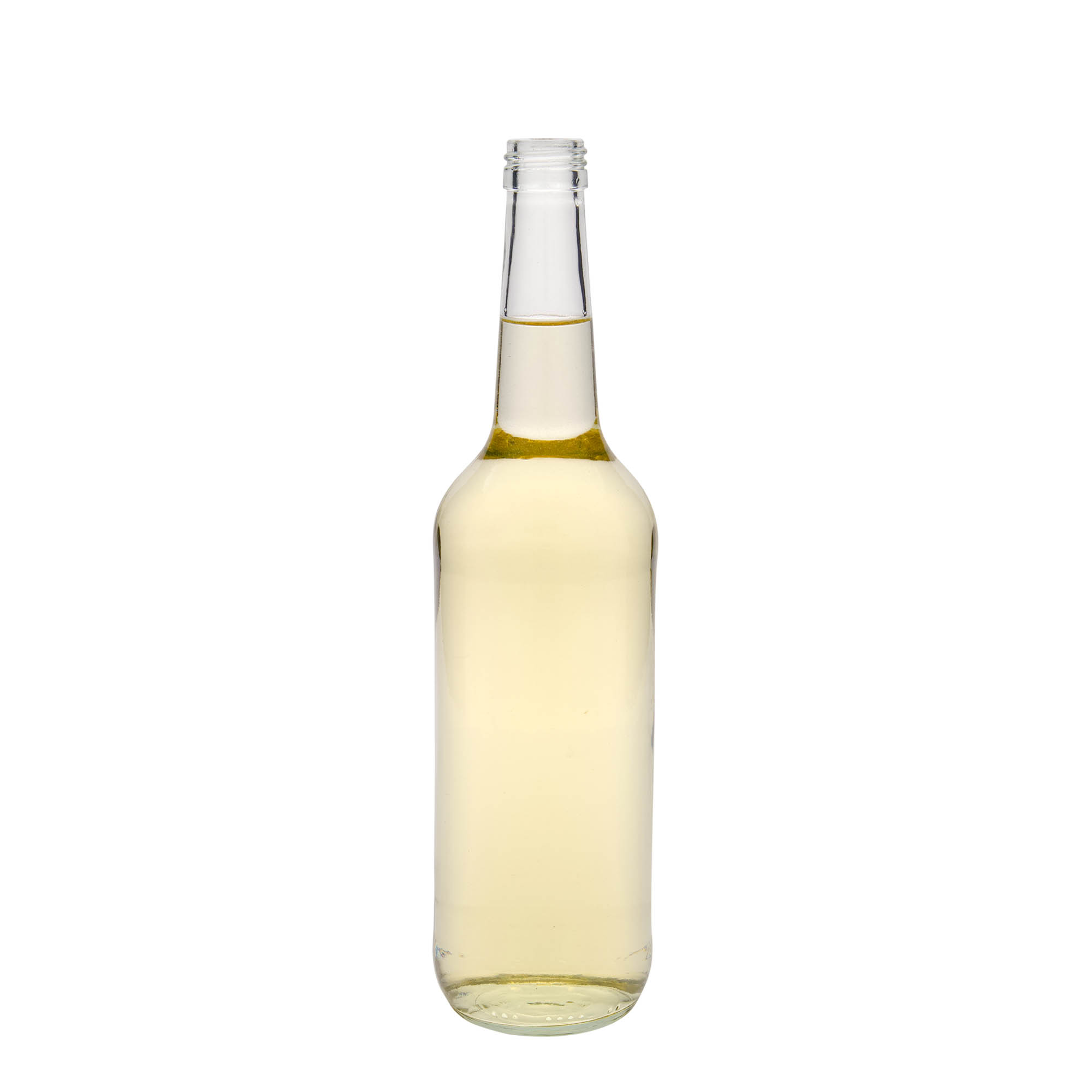 700 ml glass bottle straight neck, opening: PP 28