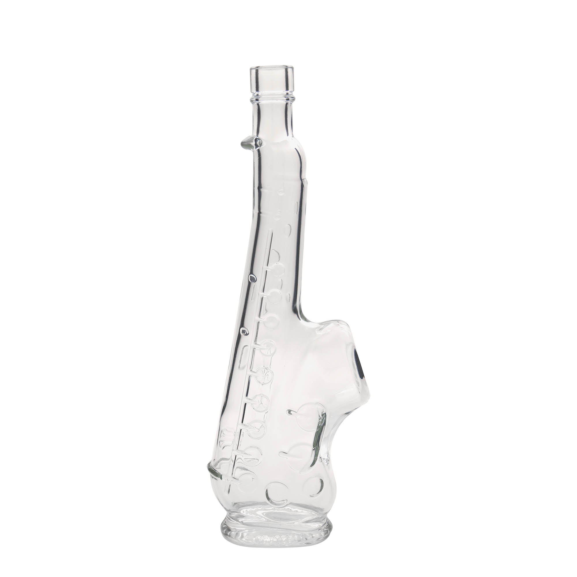 500 ml glass bottle 'Saxophone', opening: cork