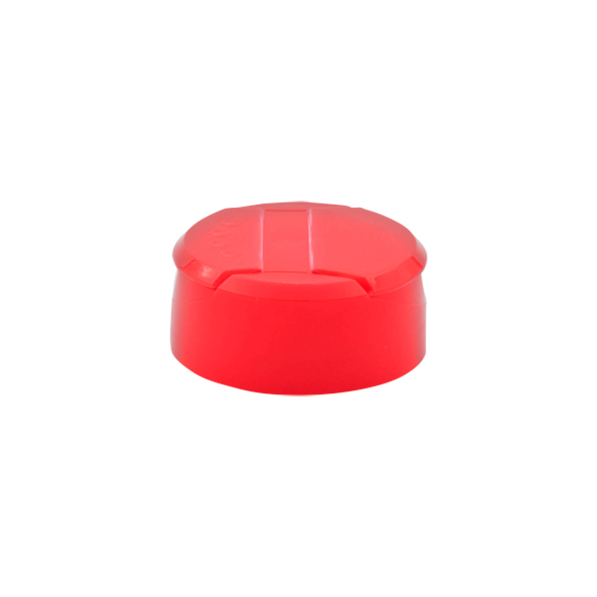 Shaker cap for spice jar, PP plastic, red, for opening: 38/400