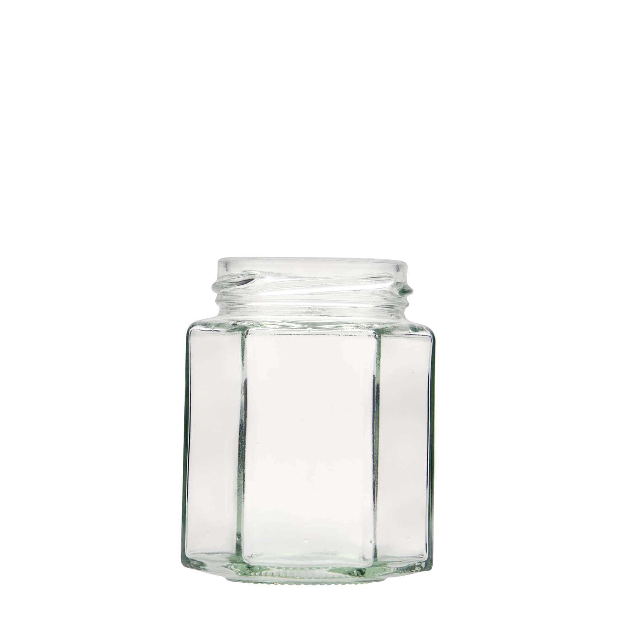 191 ml hexagonal glass, opening: Twist-off (TO 58)