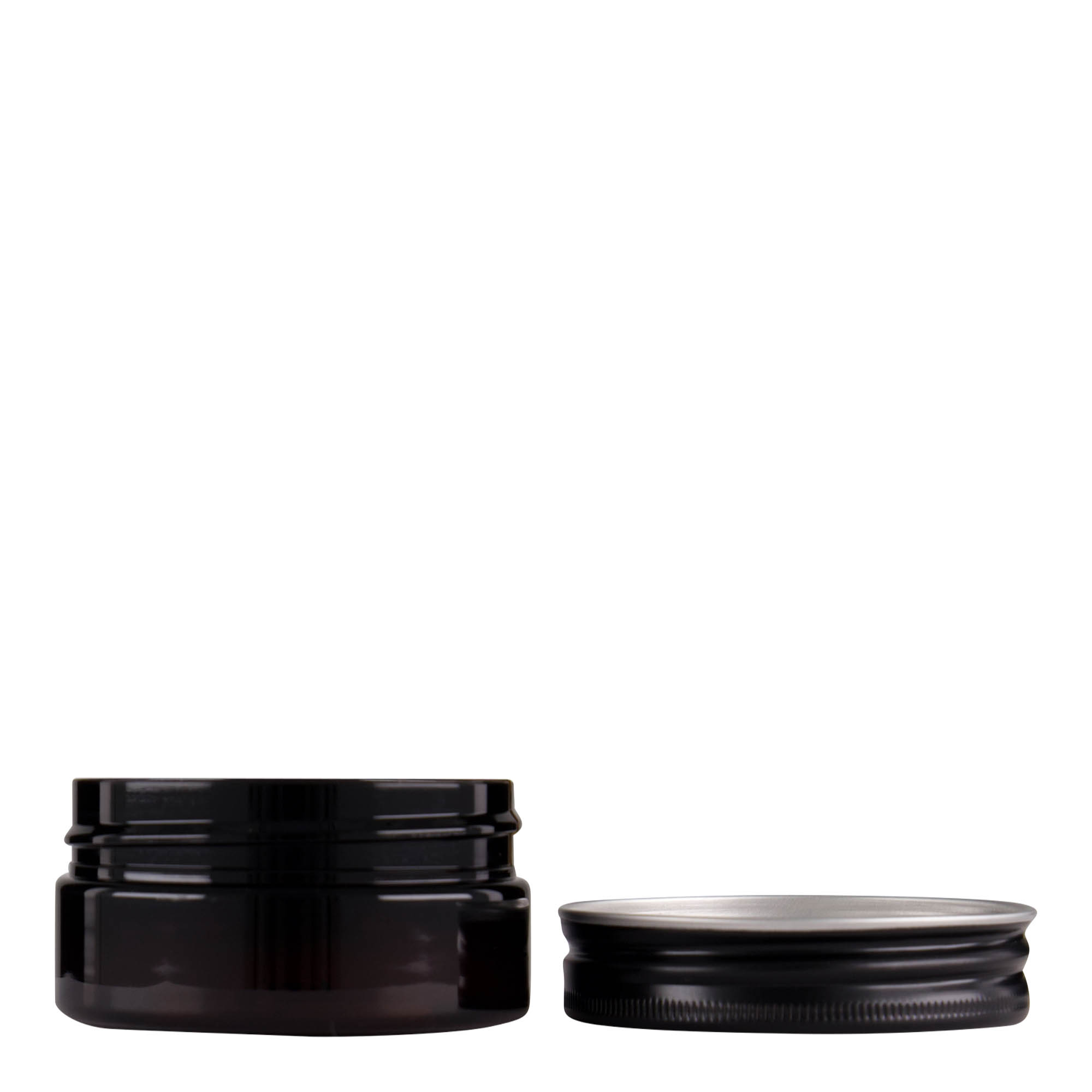 50 ml PET jar 'Isabella', brown, opening: 70/400