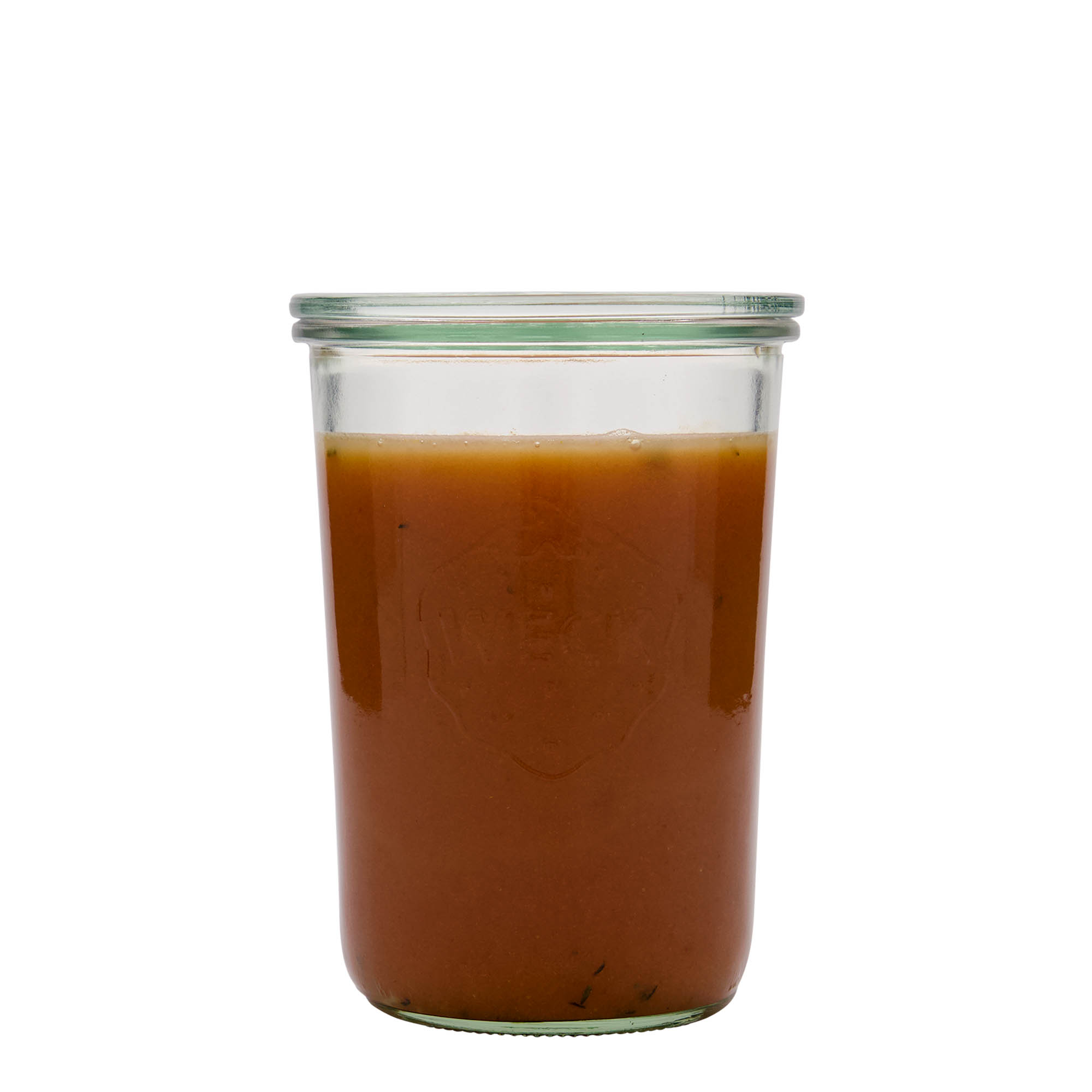 850 ml WECK inverted glass jar, opening: round rim 850 ml WECK inverted glass jar, opening: round rim