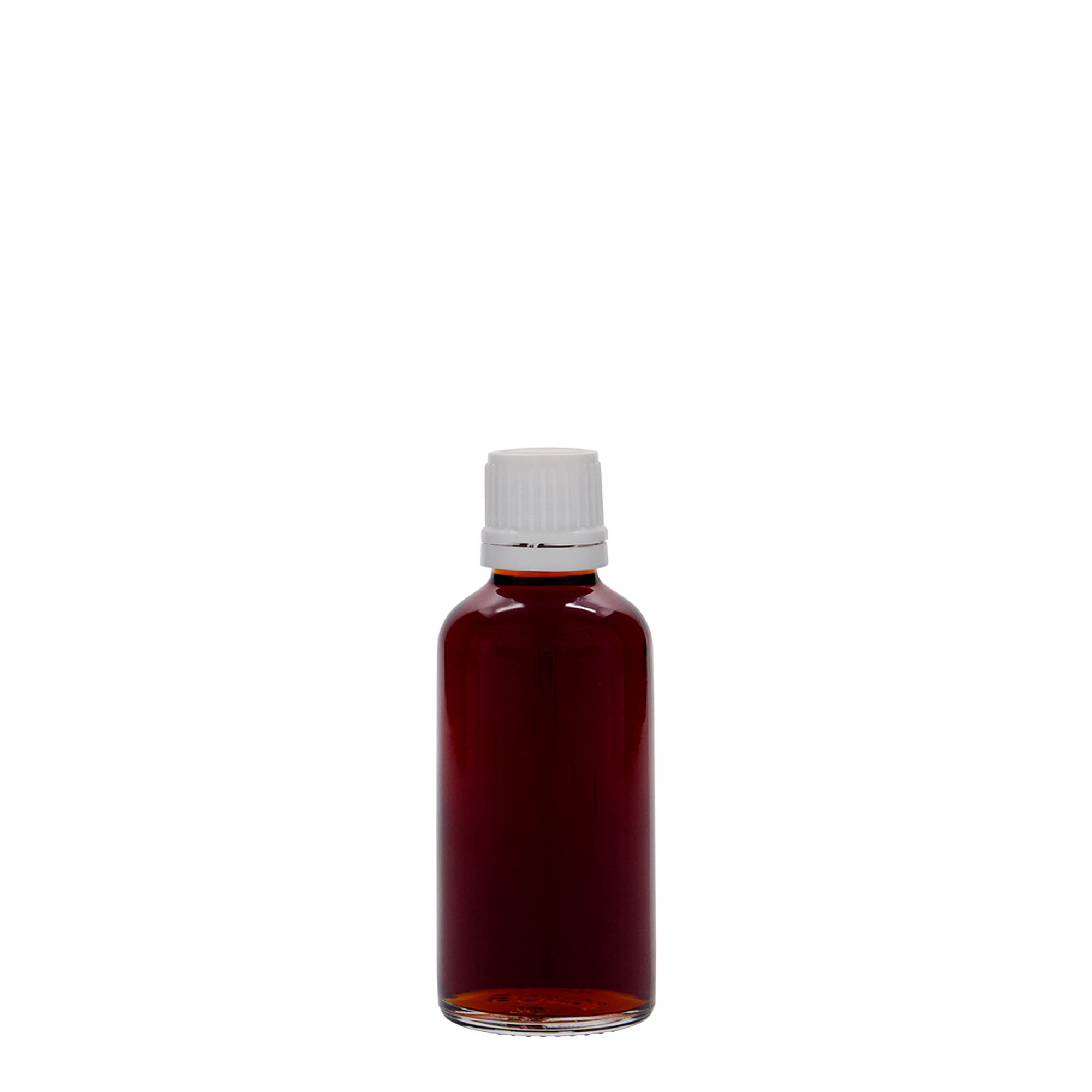 50 ml medicine bottle, glass, closure: DIN 18